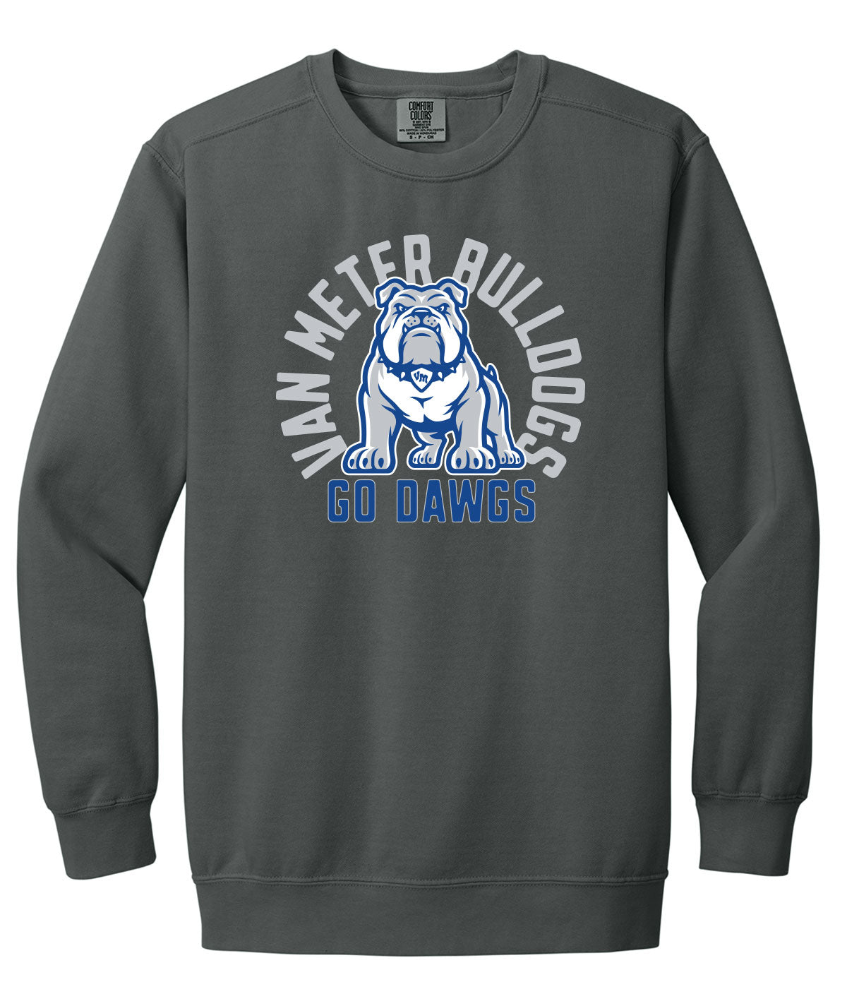 Bulldogs Customizable Comfort Colors Crewneck Sweatshirt