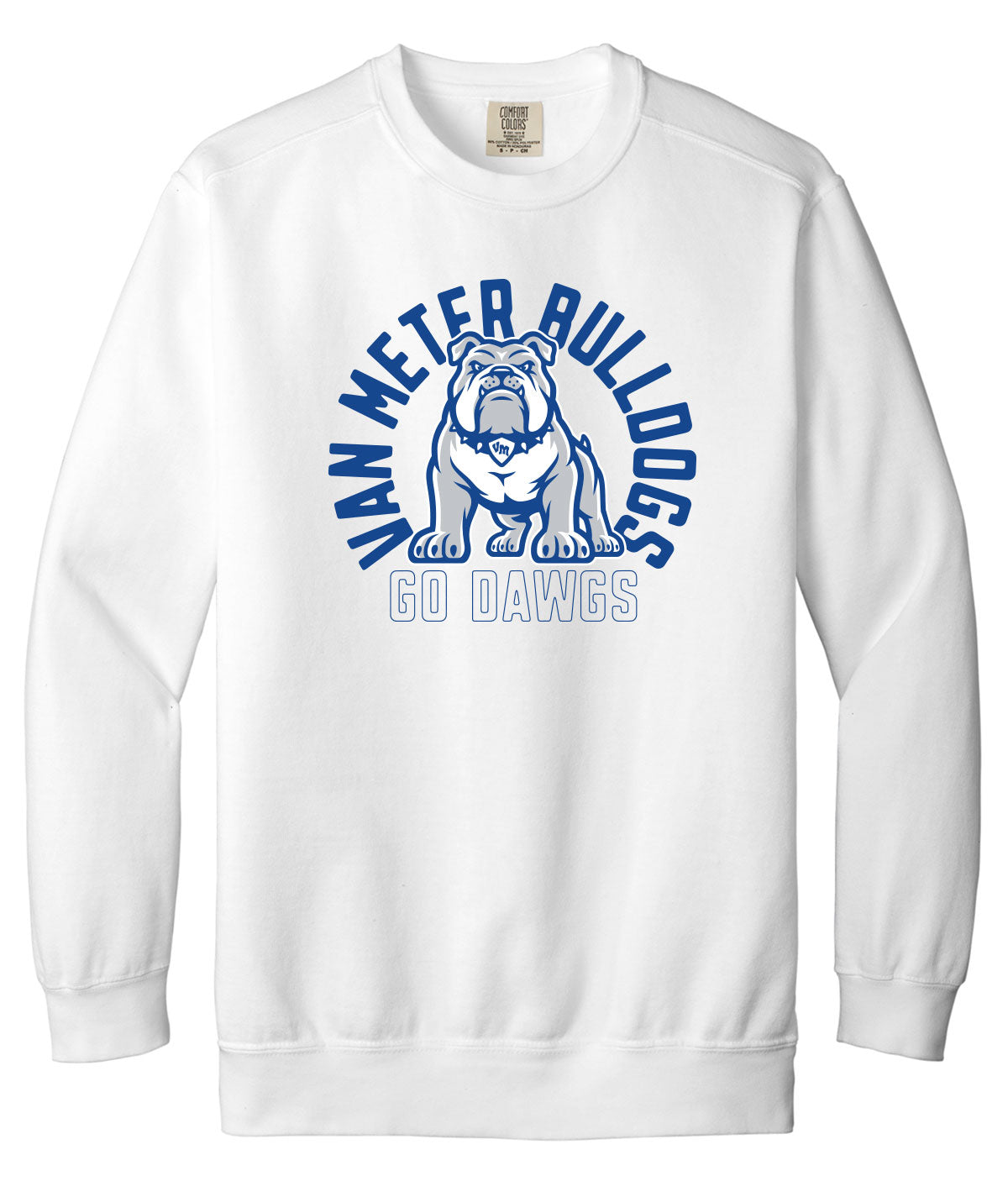 Bulldogs Customizable Comfort Colors Crewneck Sweatshirt