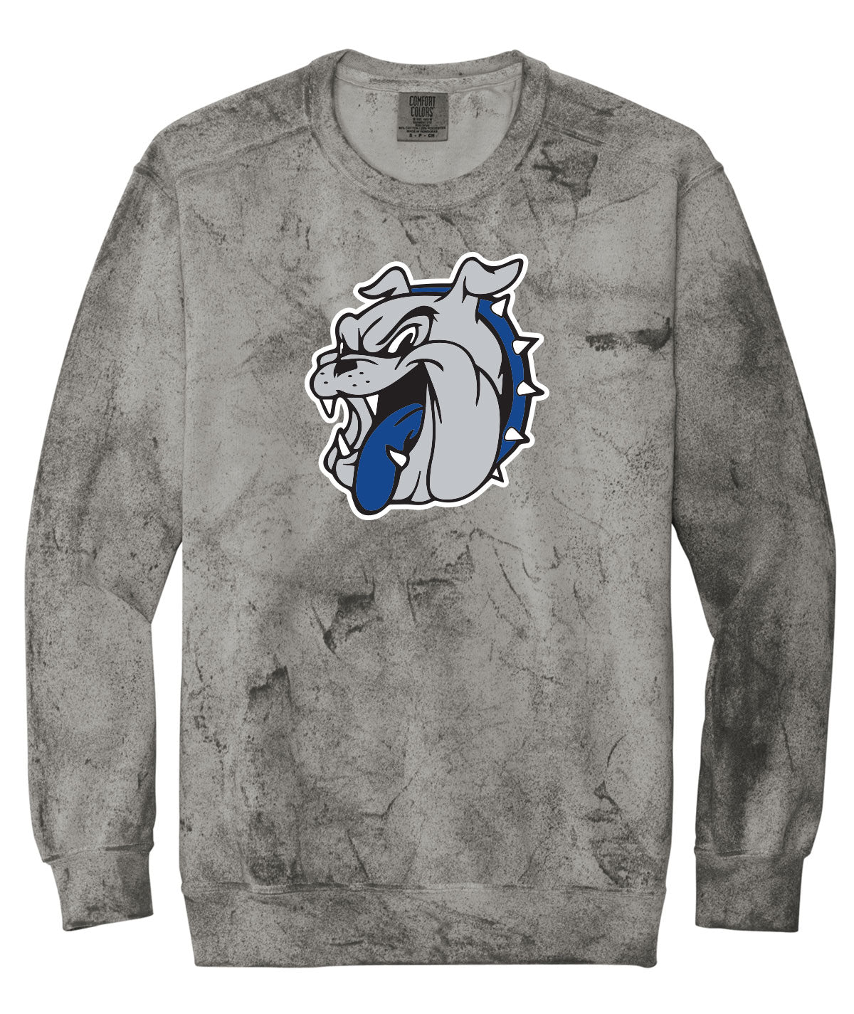 Bulldogs Customizable Comfort Colors Colorblast Crewneck Sweatshirt