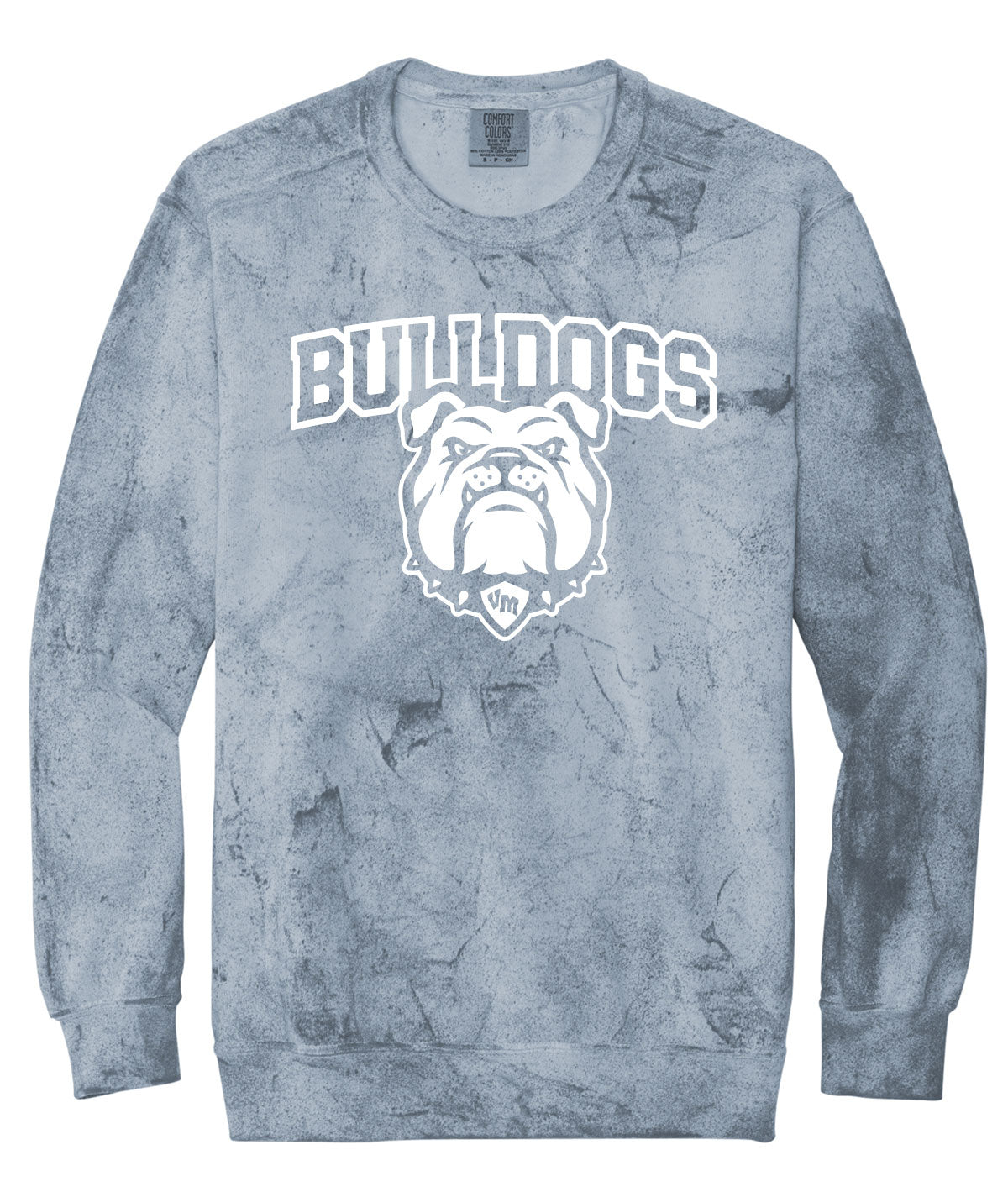 Bulldogs Customizable Comfort Colors Colorblast Crewneck Sweatshirt