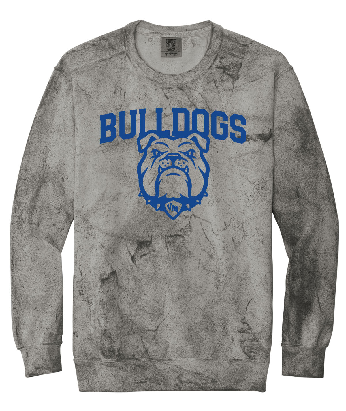 Bulldogs Customizable Comfort Colors Colorblast Crewneck Sweatshirt