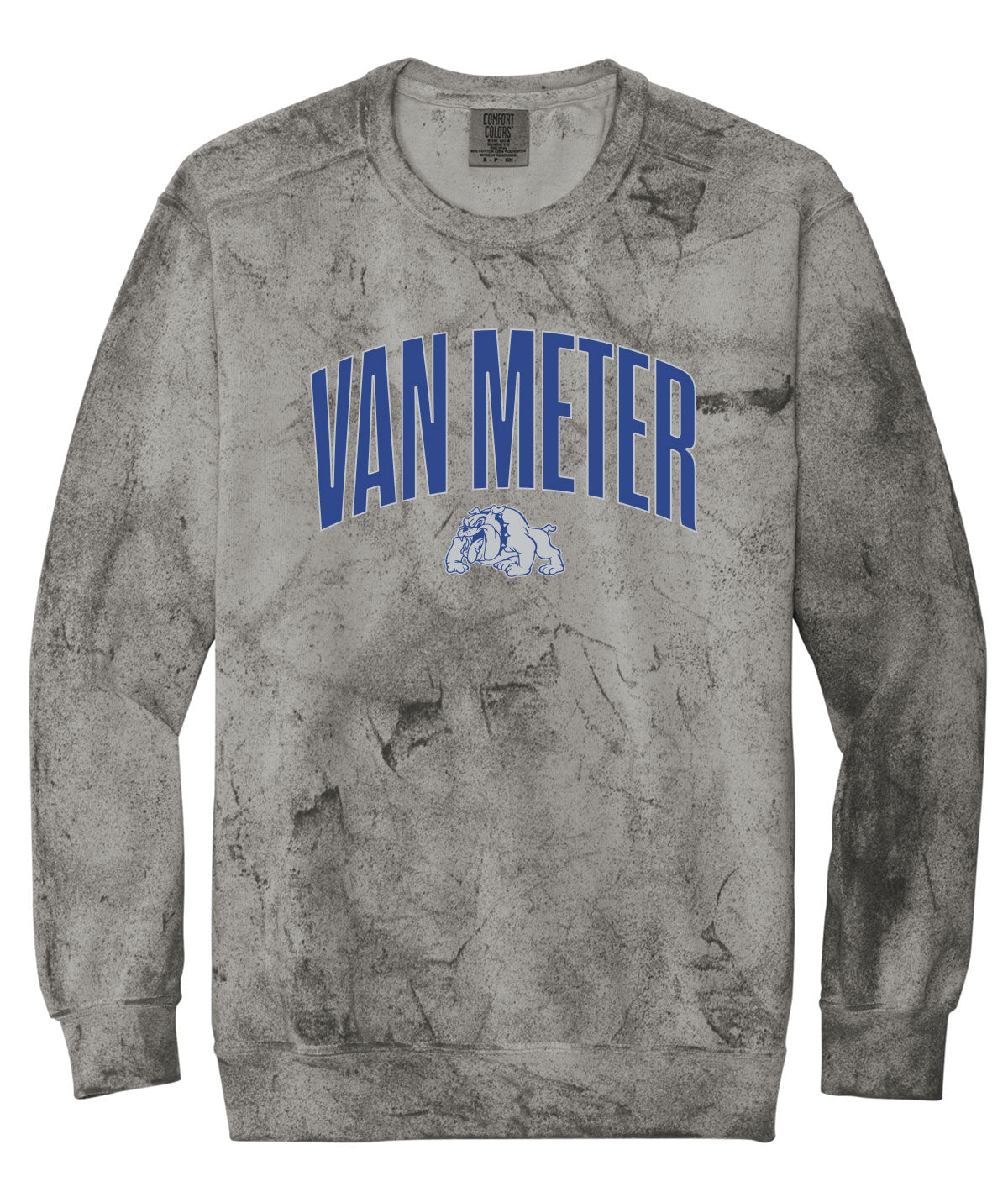 Bulldogs Customizable Comfort Colors Colorblast Crewneck Sweatshirt