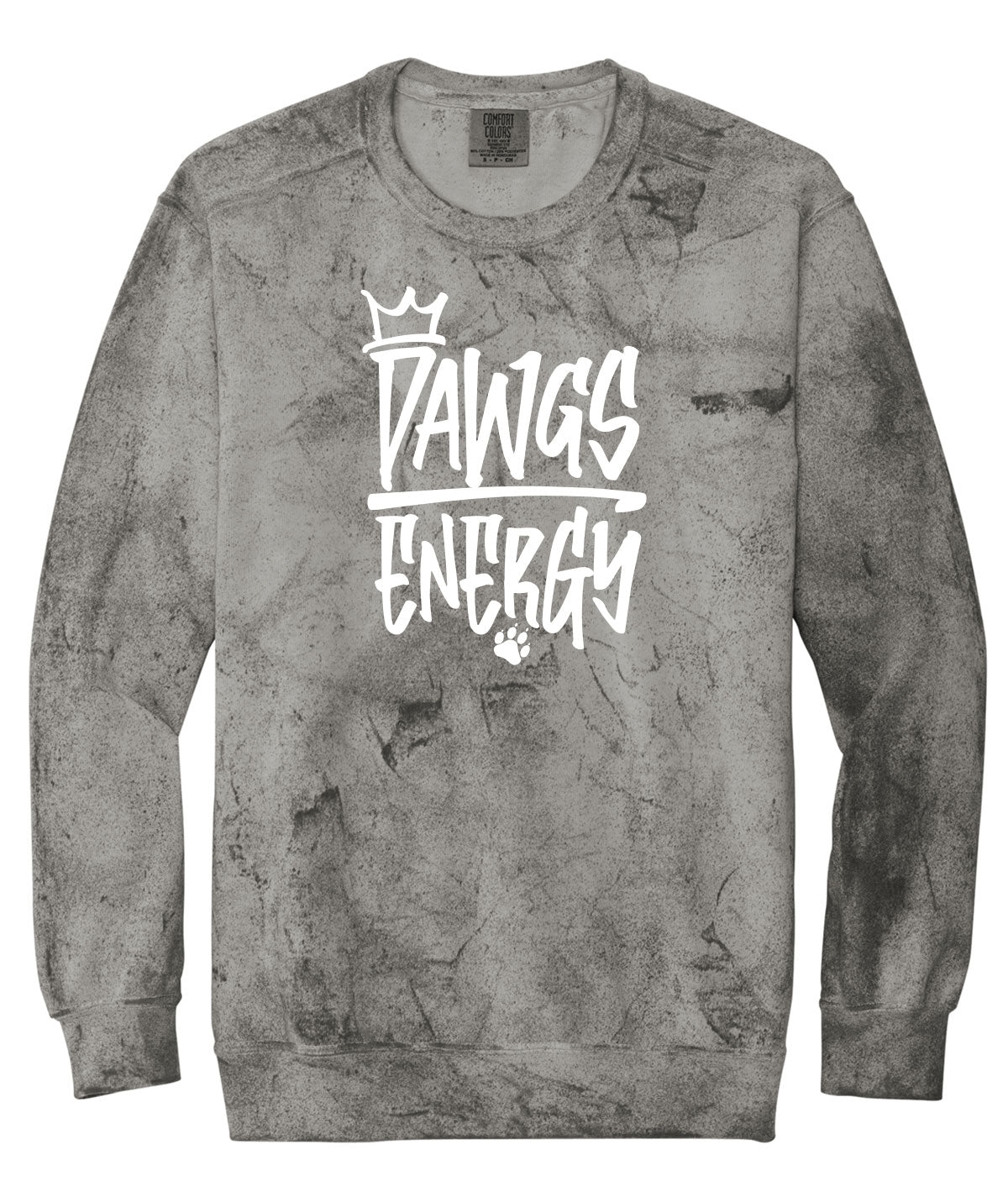 Bulldogs Customizable Comfort Colors Colorblast Crewneck Sweatshirt