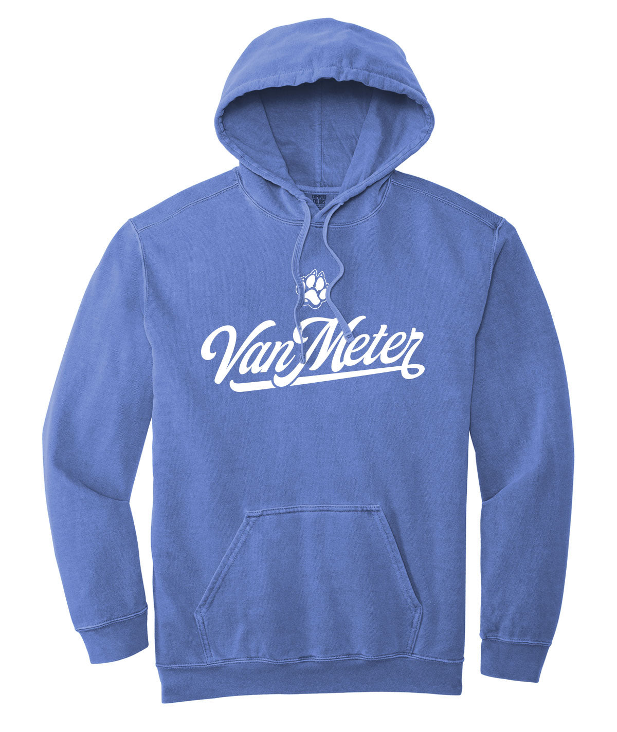 Bulldogs Customizable Comfort Colors Hooded Sweatshirt