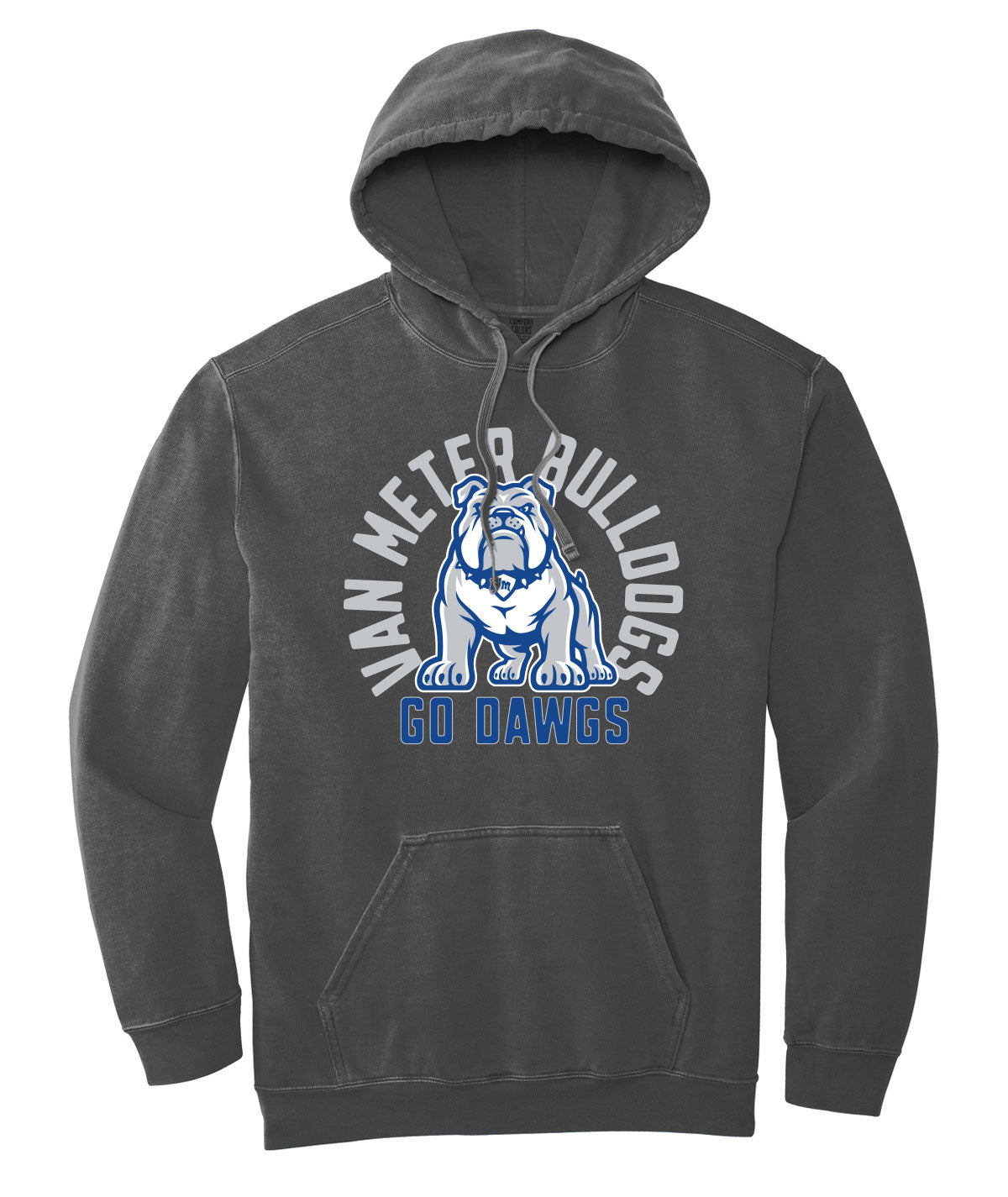 Bulldogs Customizable Comfort Colors Hooded Sweatshirt