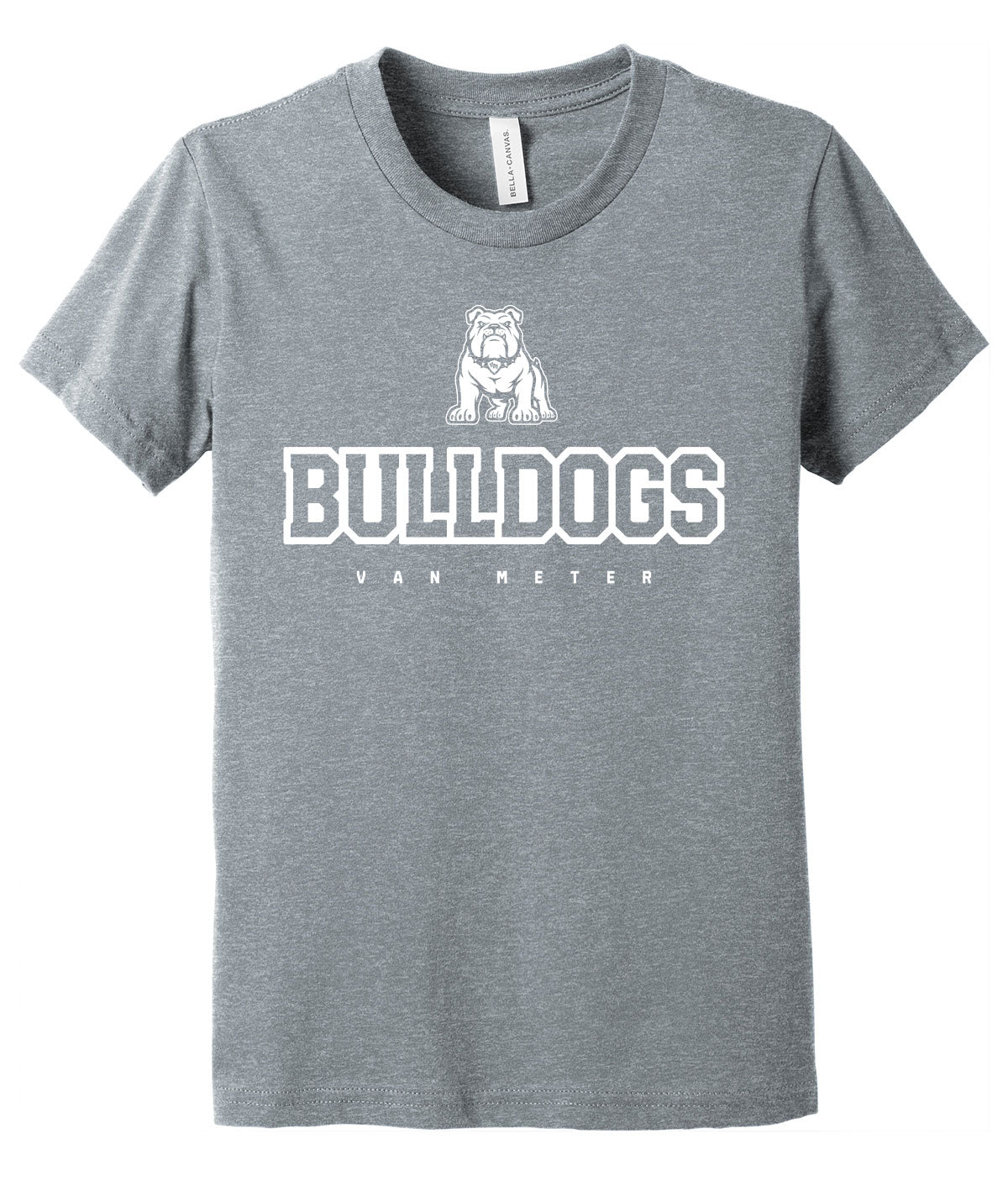 Bulldogs Stacked Youth Softstyle Tee