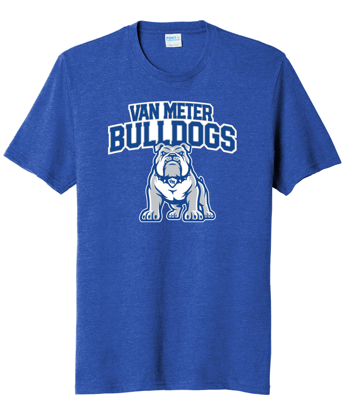 Van Meter Bulldogs Tri-Blend Tee