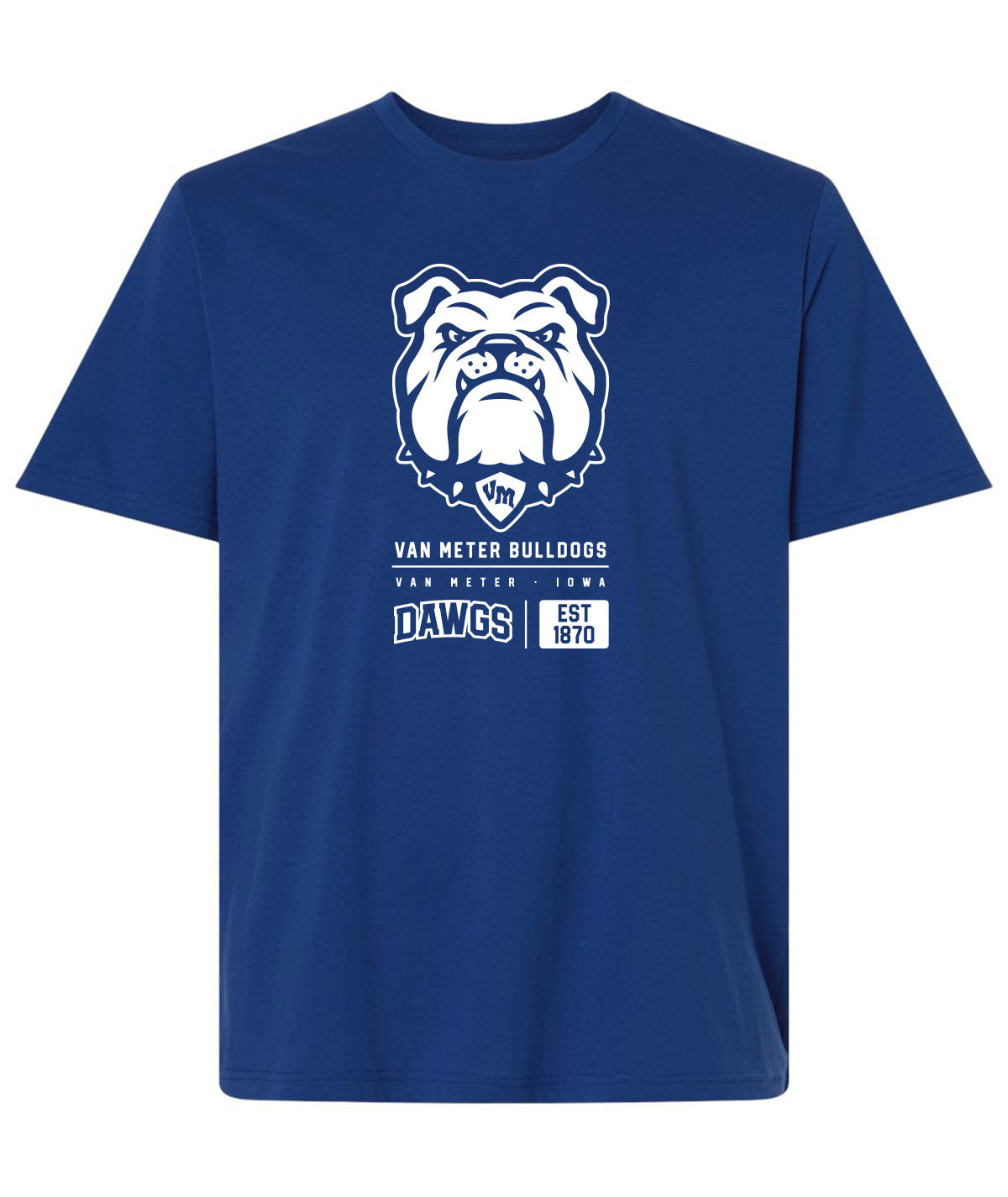 Van Meter Bulldogs Dog Tag Under Armour Athletic Tee