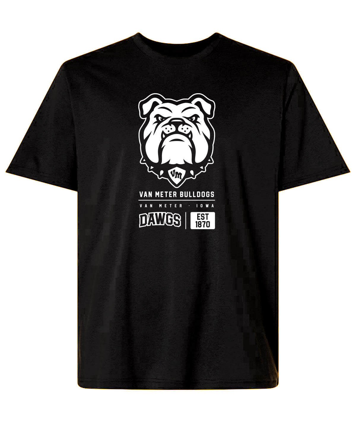Van Meter Bulldogs Dog Tag Under Armour Athletic Tee