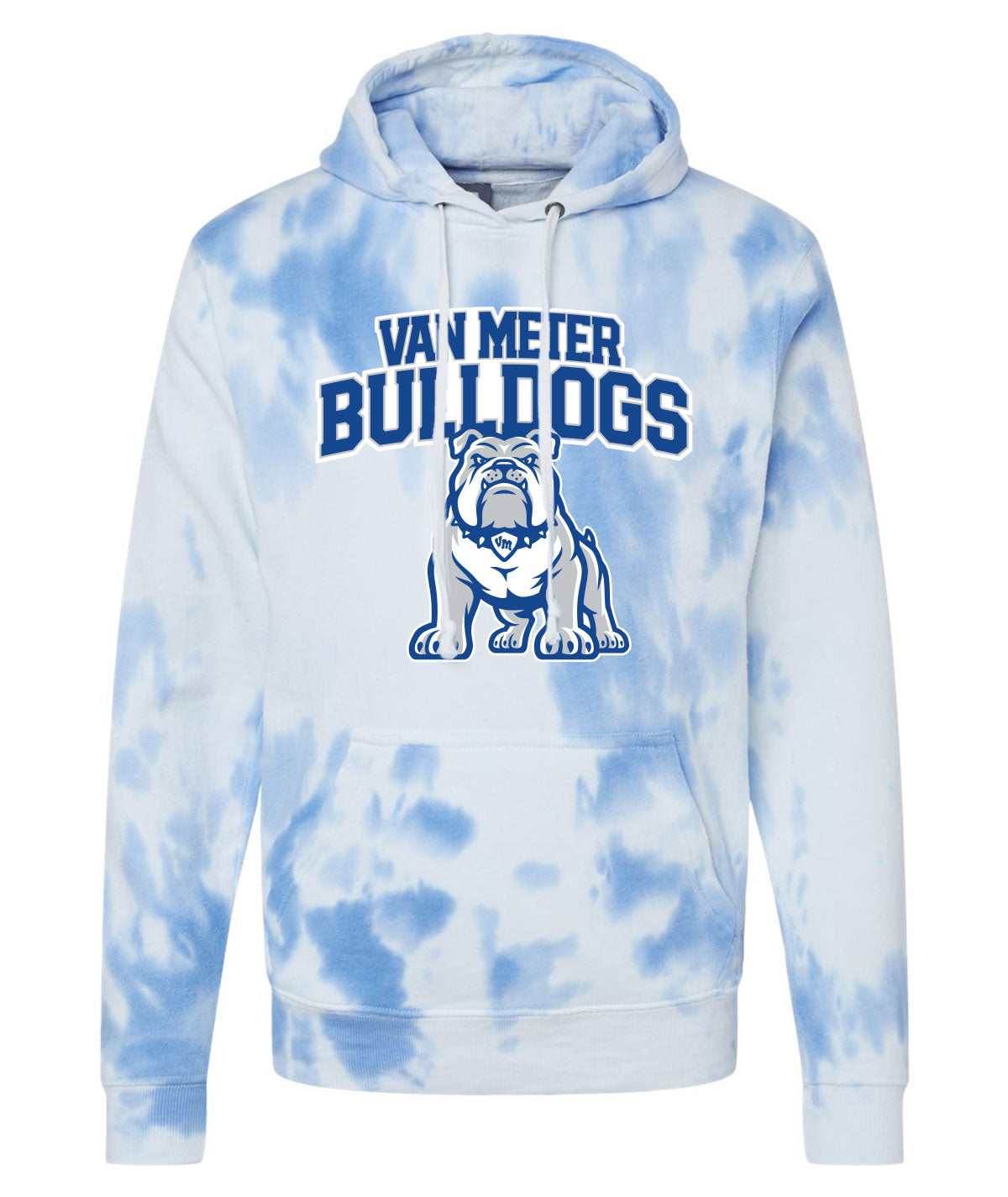 Van Meter Bulldogs Tie-Dye Hoodie