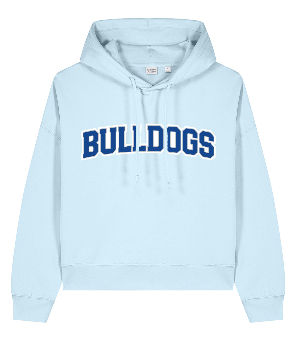 Bulldogs Wordmark Womens Hooded Sweatshirt