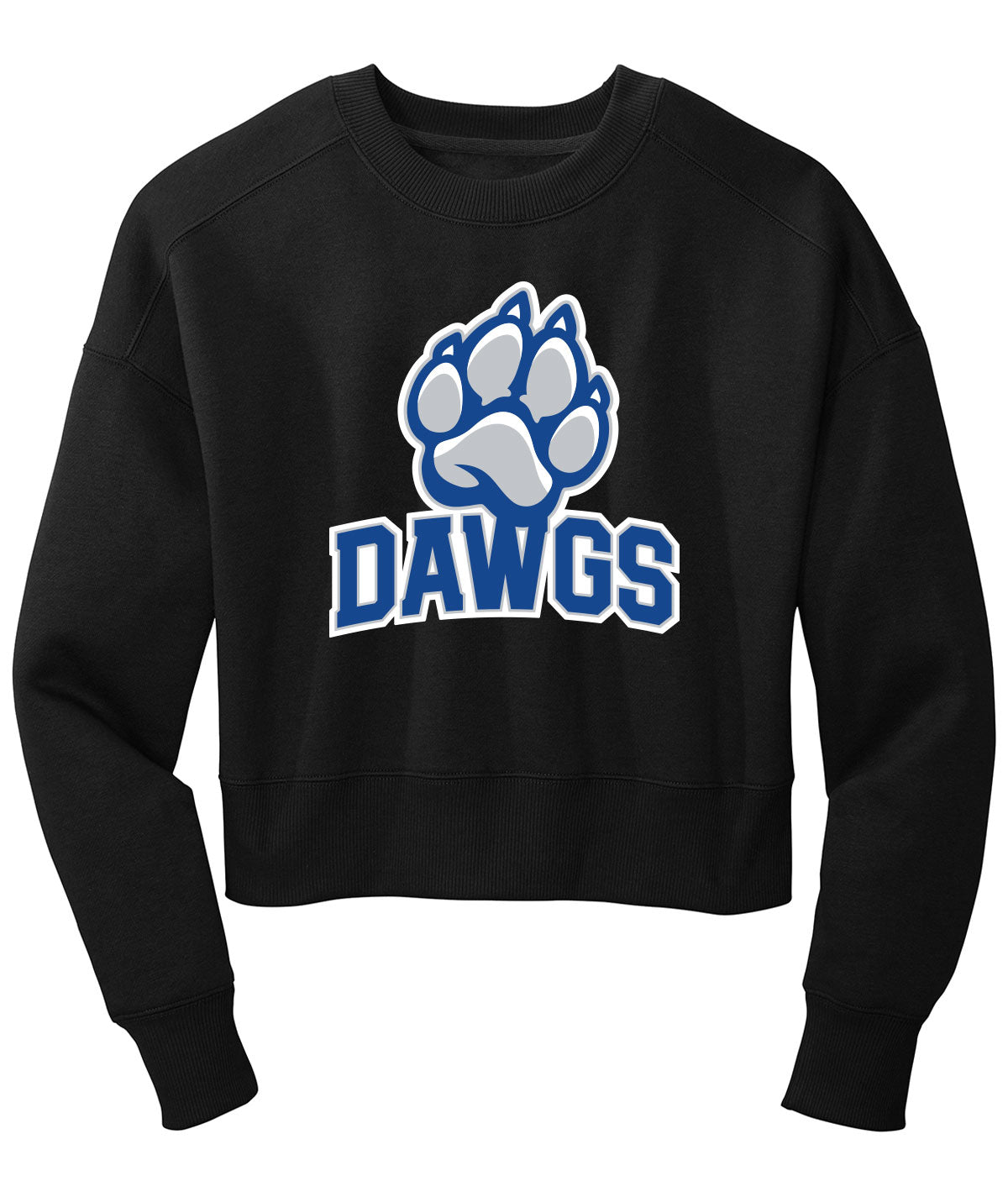 Dawgs Womens Fleece Crop Crew