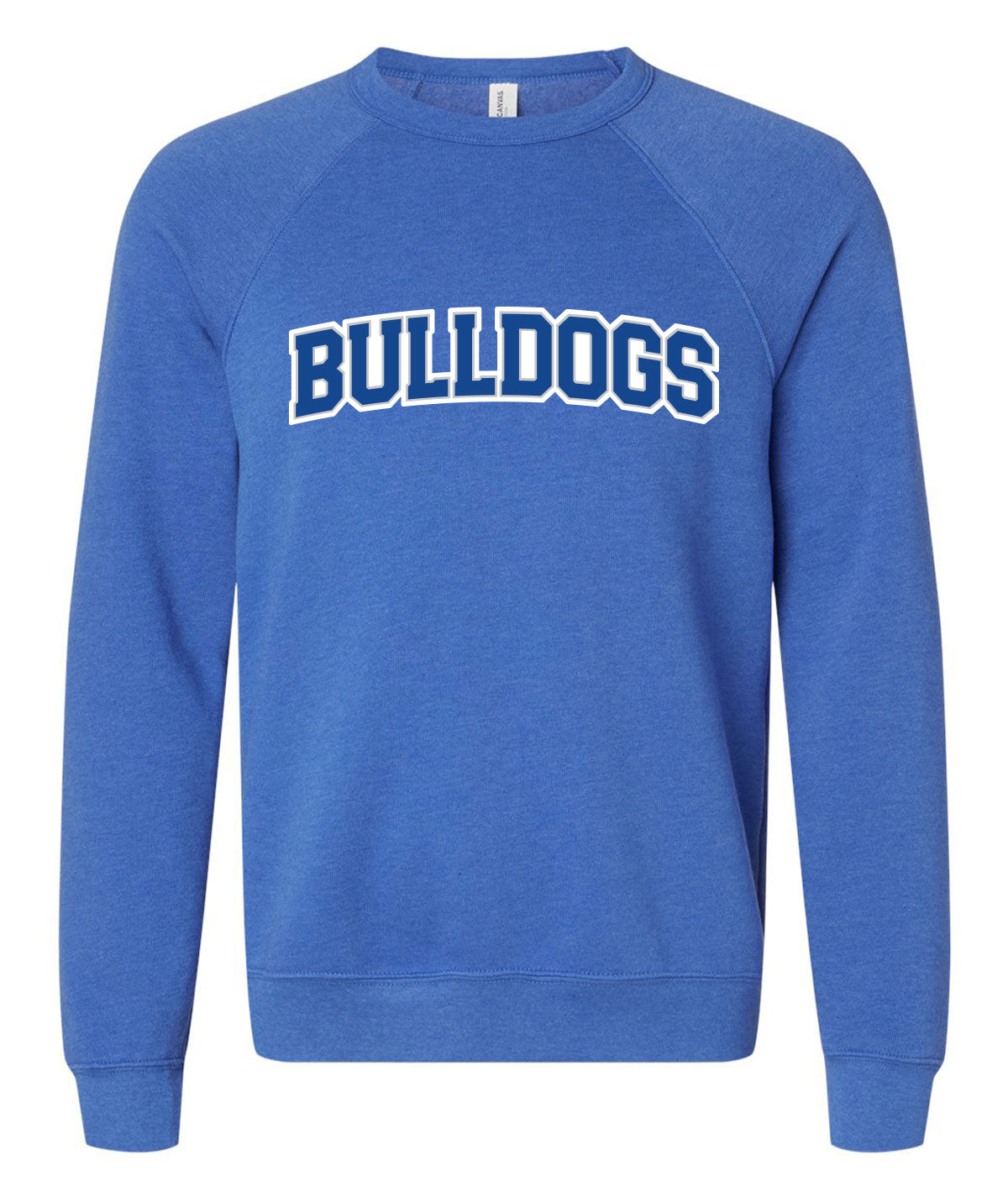 Bulldogs Wordmark Raglan Crewneck