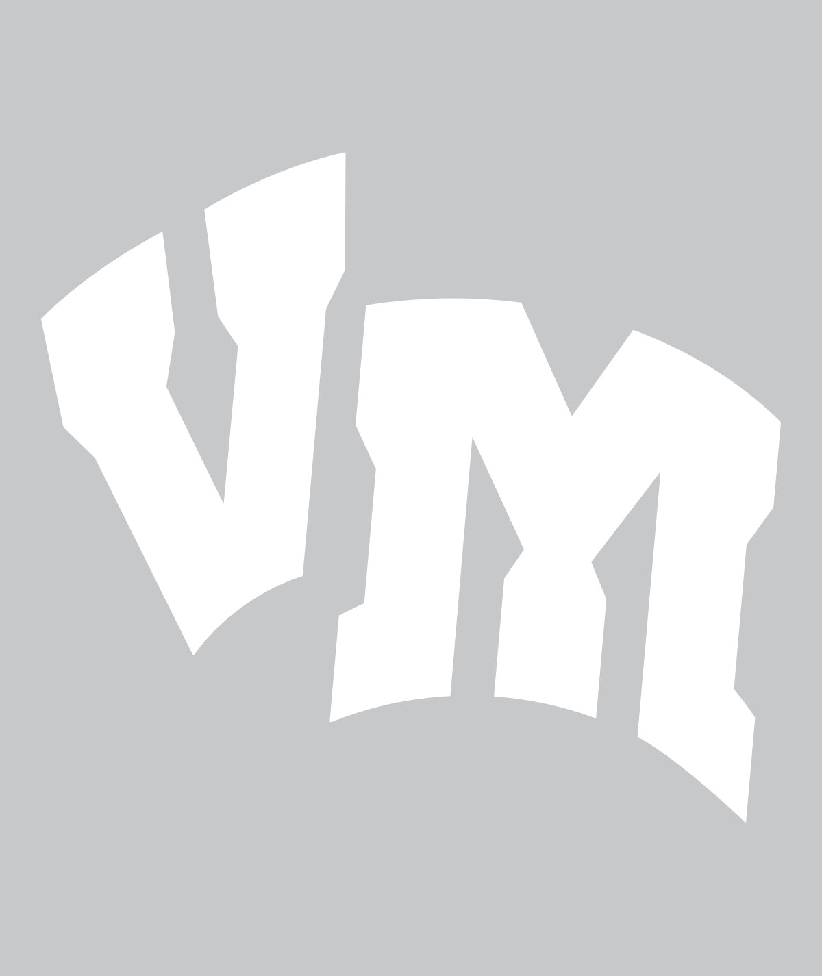 VM White Window Cling