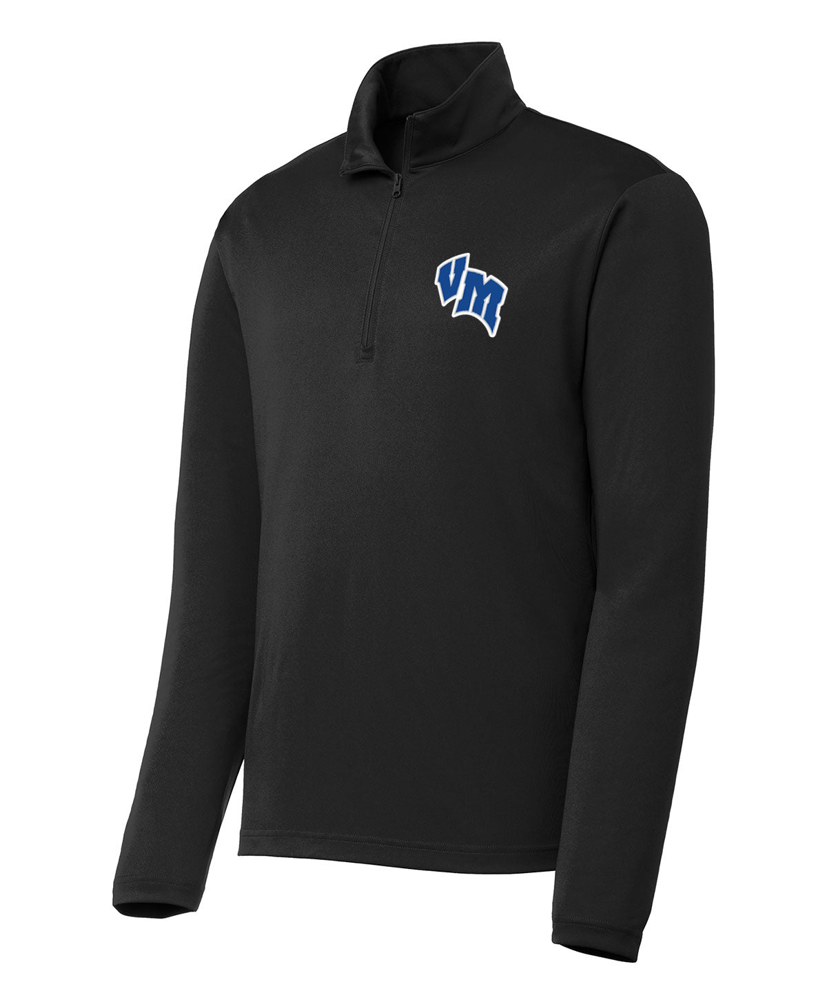 District Mens 1/4 Zip Solid Pullover – Van Meter Letterman