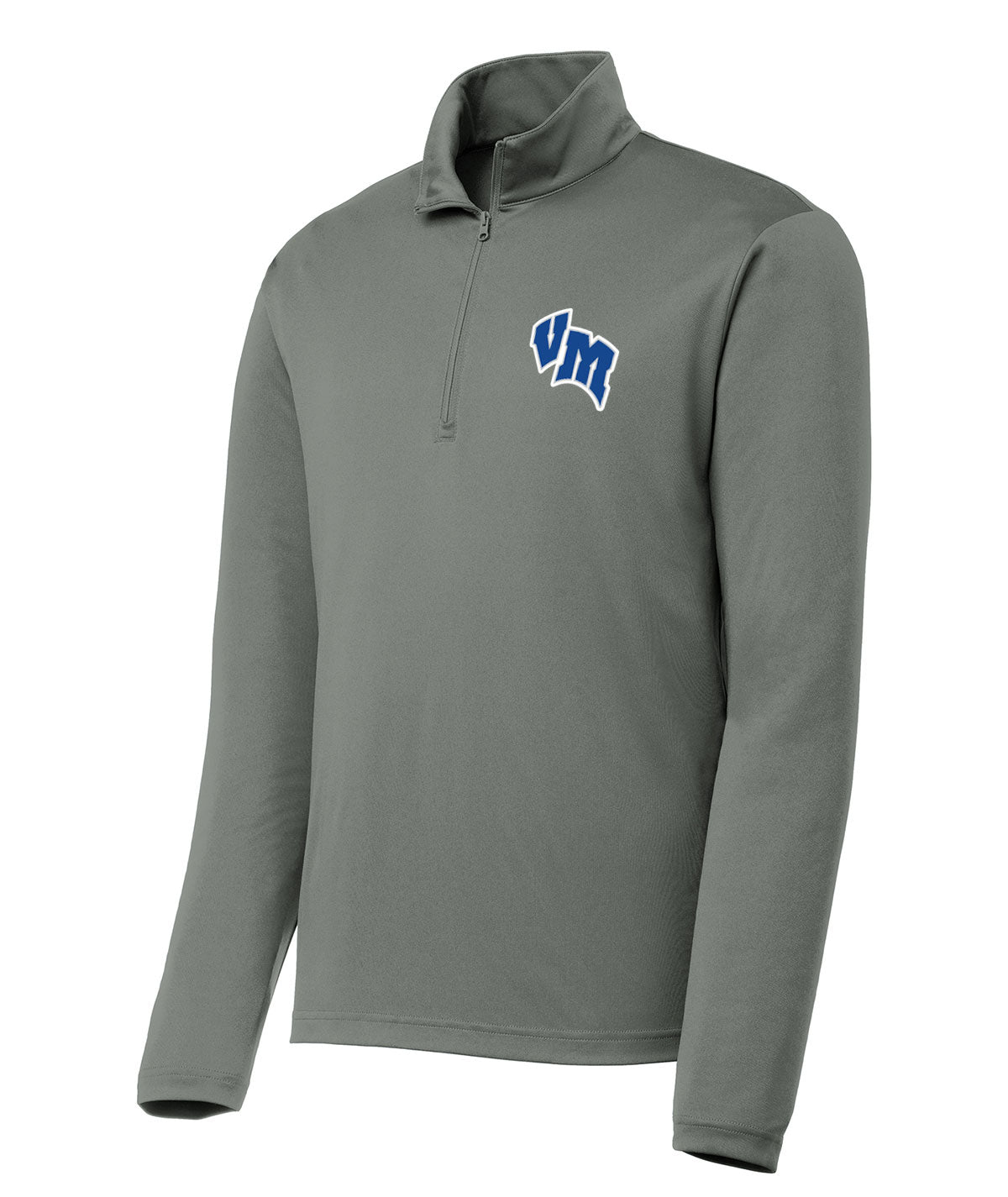 Mili District Mens 1/4 Zip Solid Pullover – Van Meter Letterman