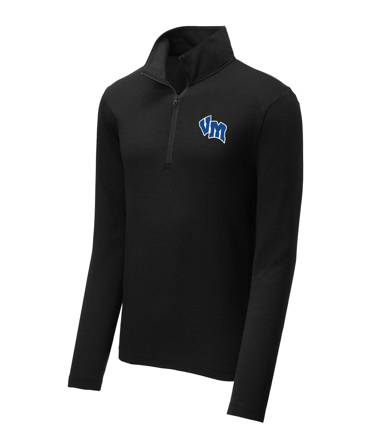 District Mens 1/4 Zip Tri-blend Pullover