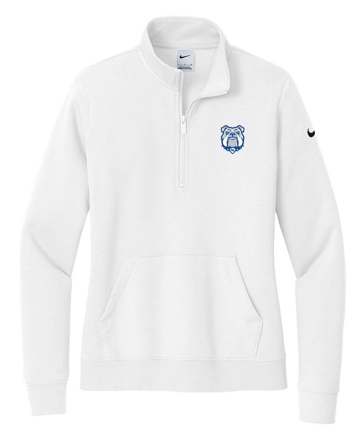 District Womens 1/2 Zip Nike Fleece