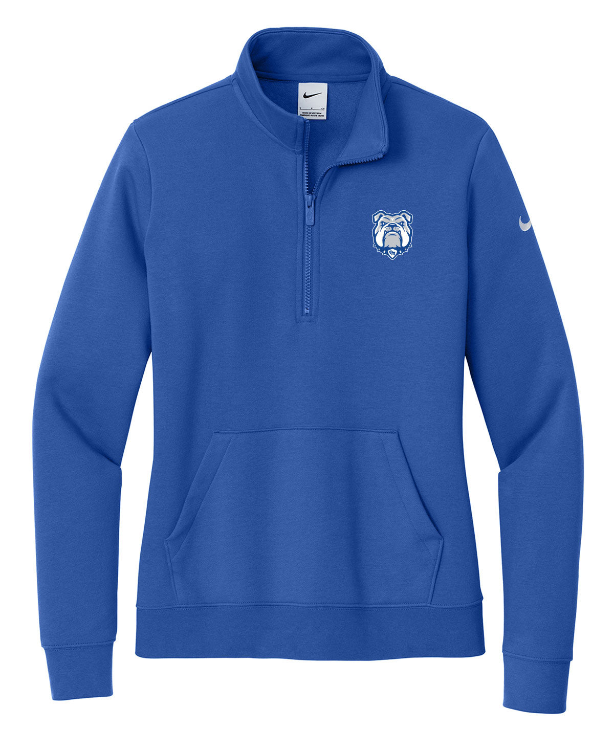 District Womens 1/2 Zip Nike Fleece