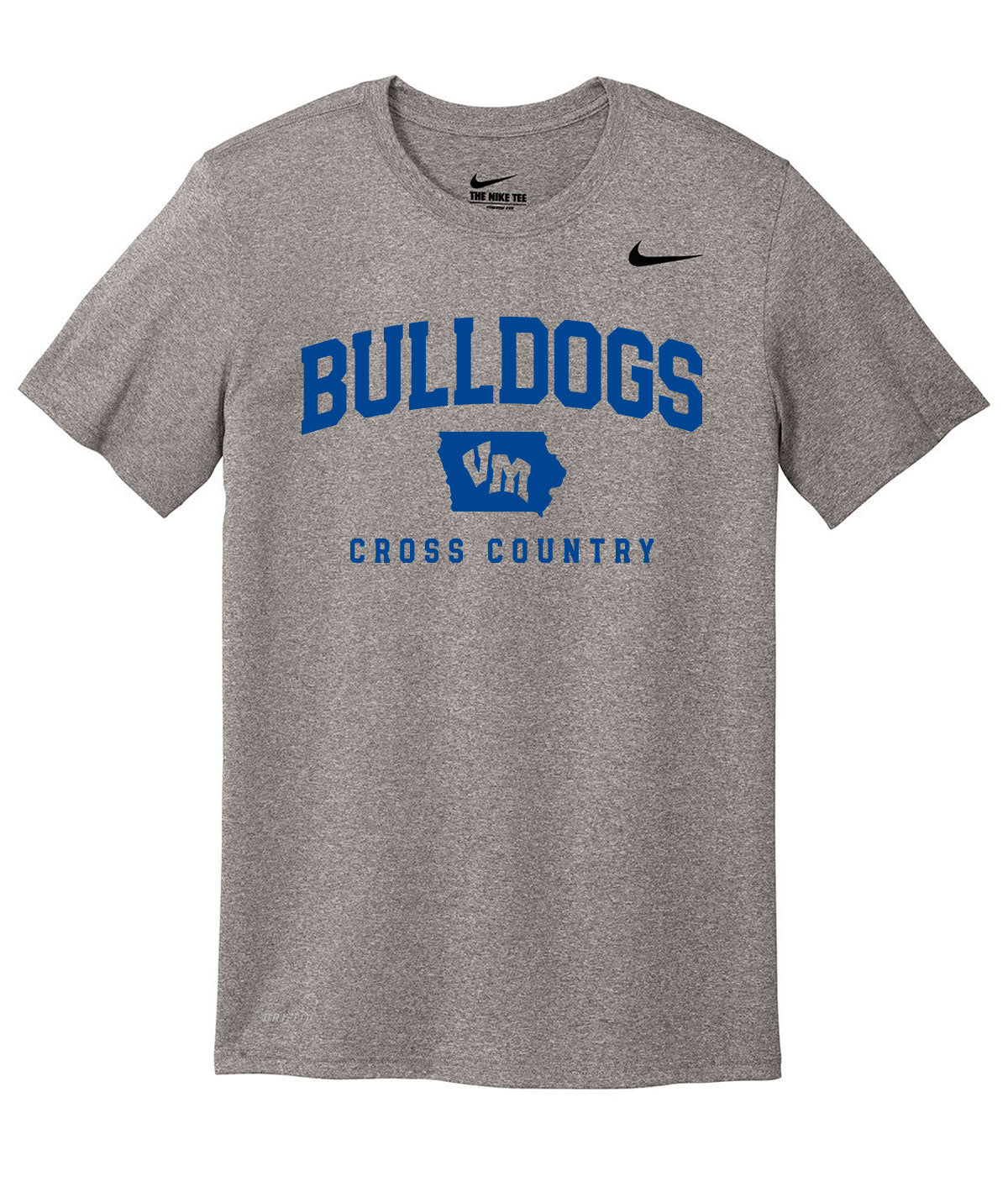 Bulldogs Cross Country Nike Legend Tee