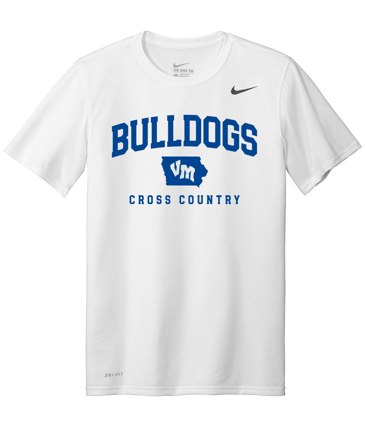 Bulldogs Cross Country Nike Legend Tee