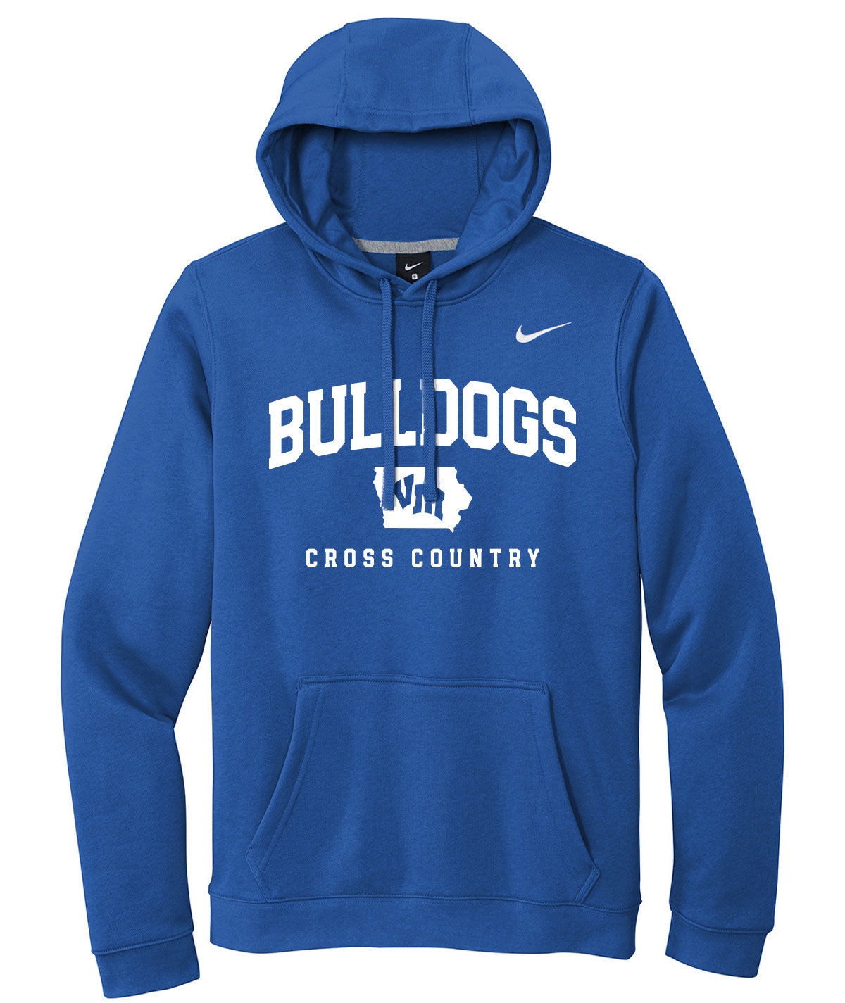 Bulldogs Cross Country Nike Fleece Hoodie