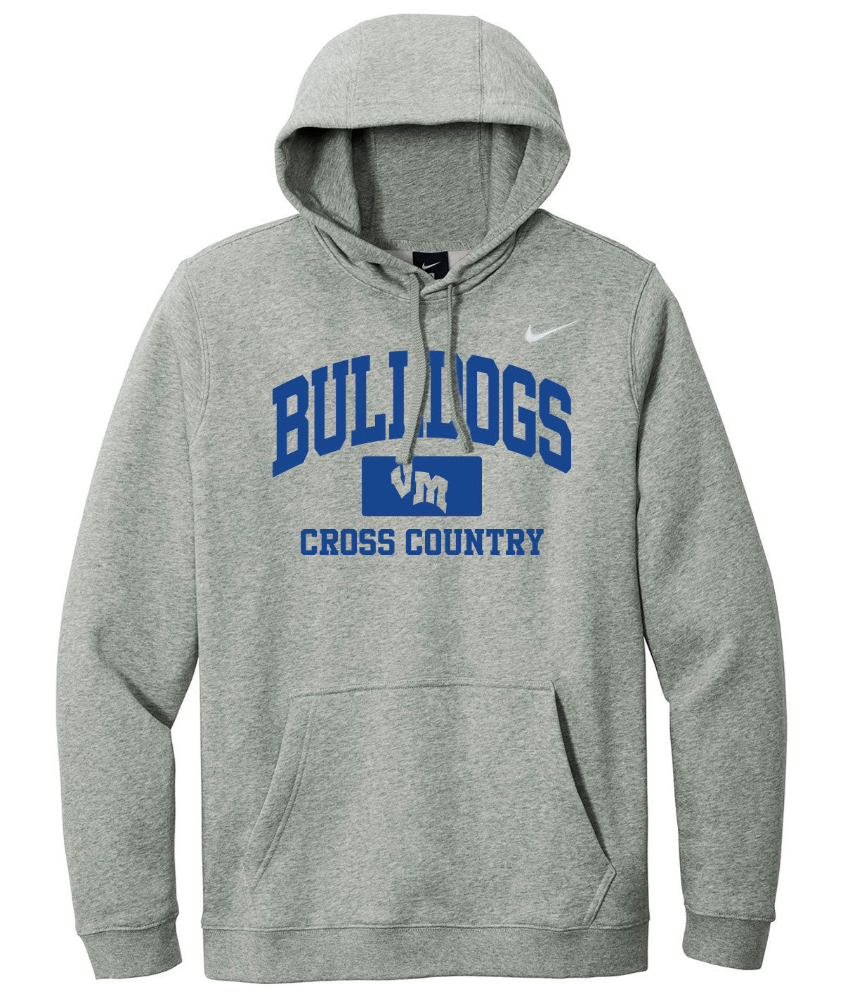 Bulldogs Cross Country Nike Fleece Hoodie