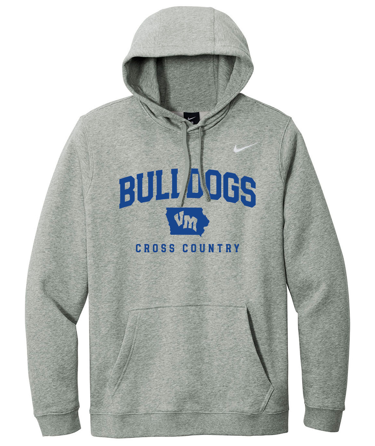 Bulldogs Cross Country Nike Fleece Hoodie