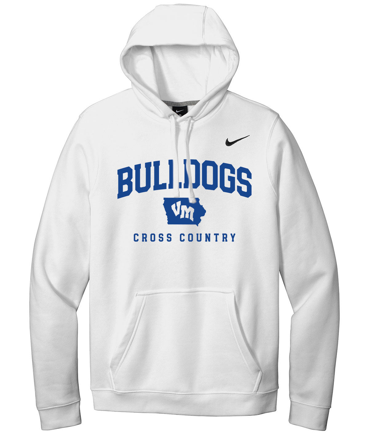 Bulldogs Cross Country Nike Fleece Hoodie