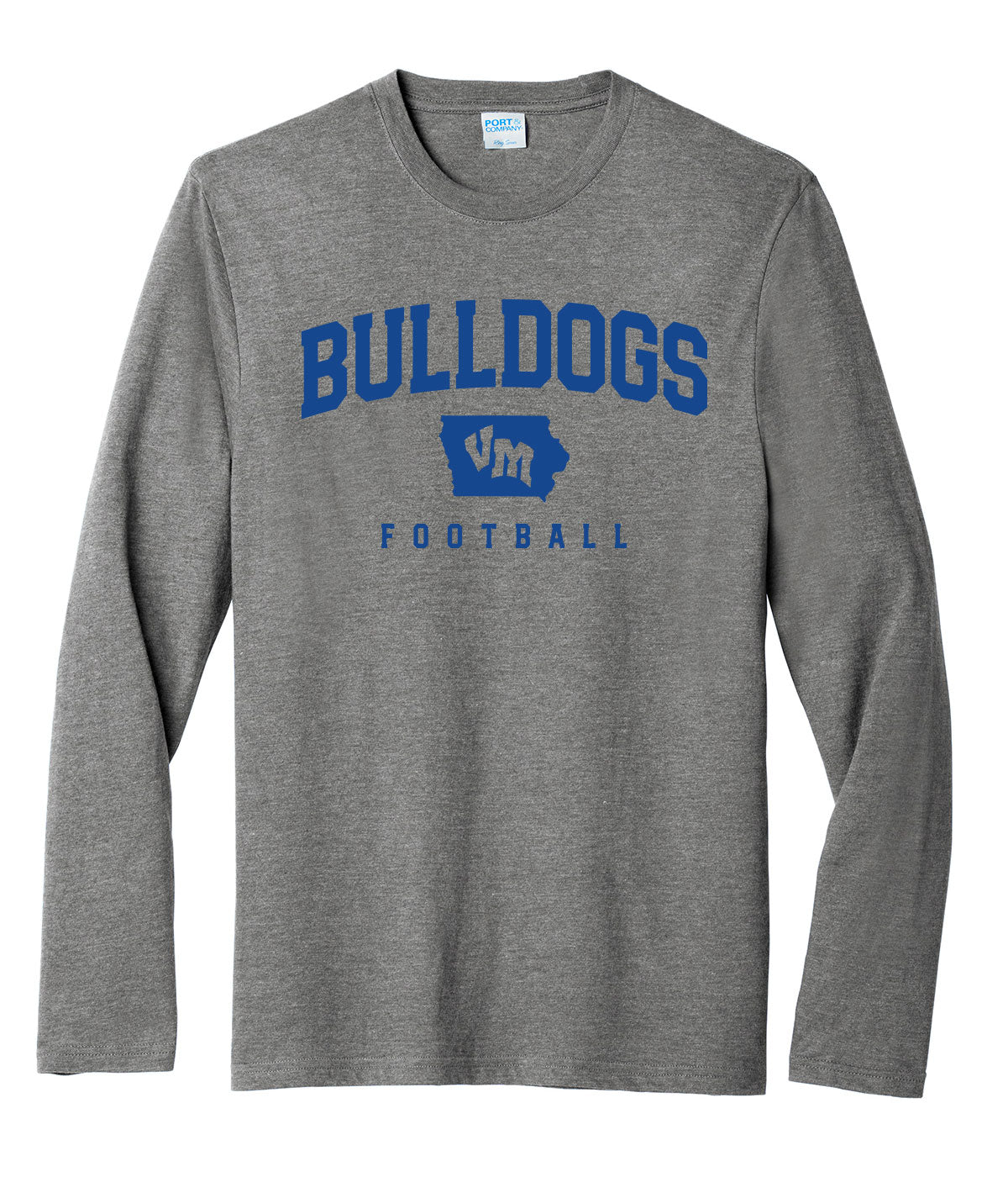 Bulldogs Football Long-Sleeve Soft-Style Tee