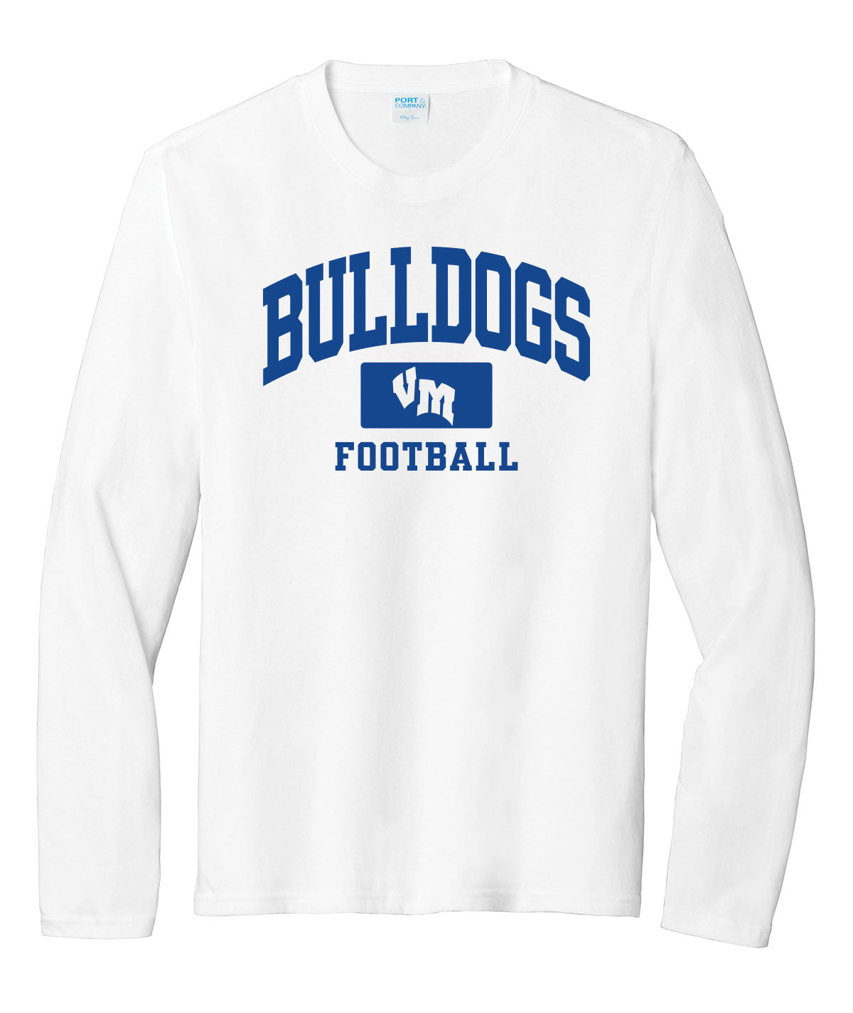Bulldogs Football Long-Sleeve Soft-Style Tee