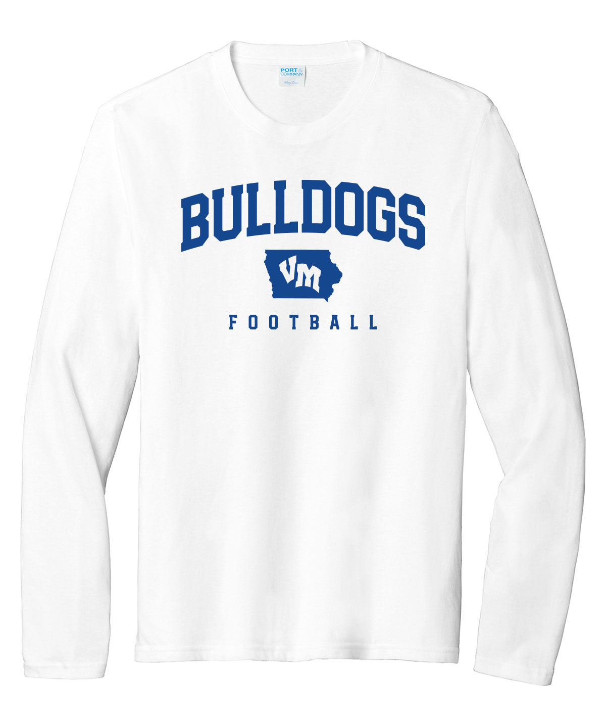 Bulldogs Football Long-Sleeve Soft-Style Tee