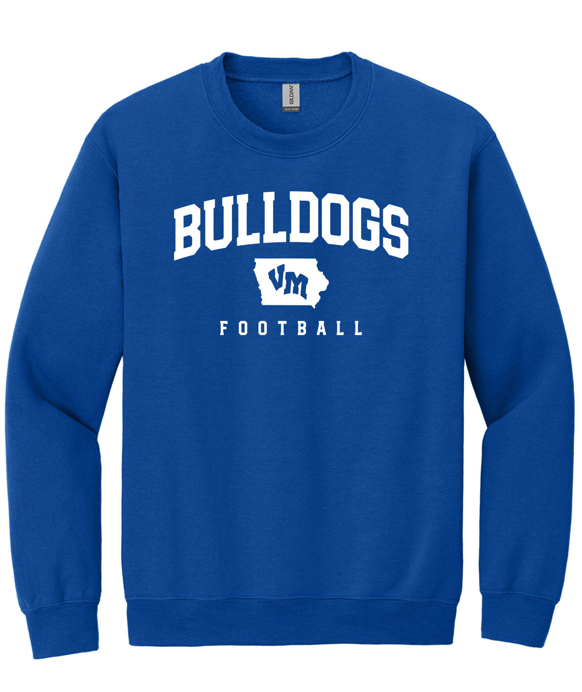 Bulldogs Football Crewneck Sweatshirt