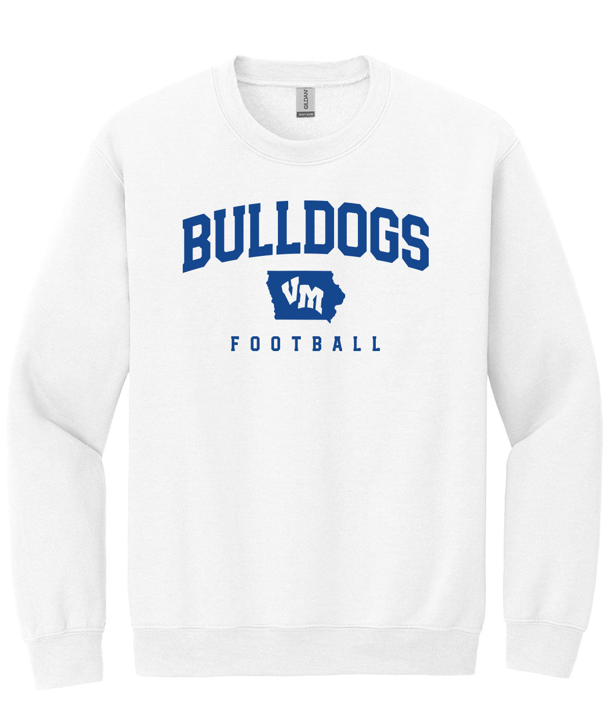 Bulldogs Football Crewneck Sweatshirt