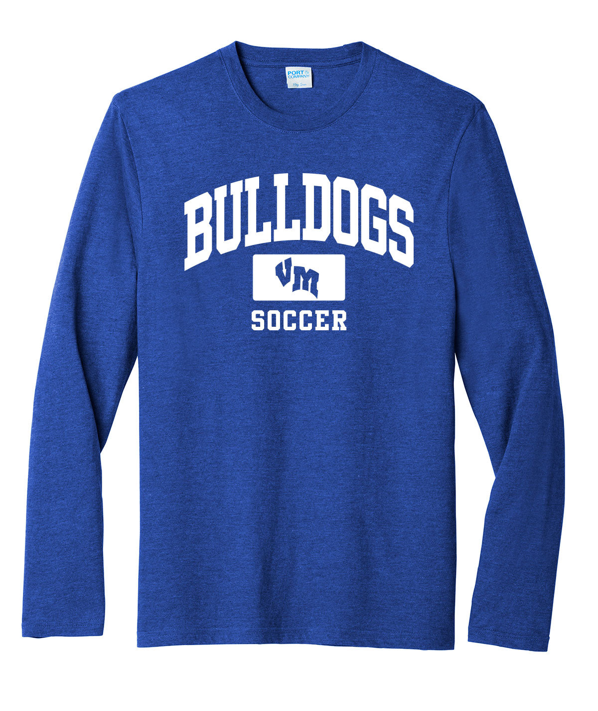 Bulldogs Soccer Long-Sleeve Soft-Style Tee