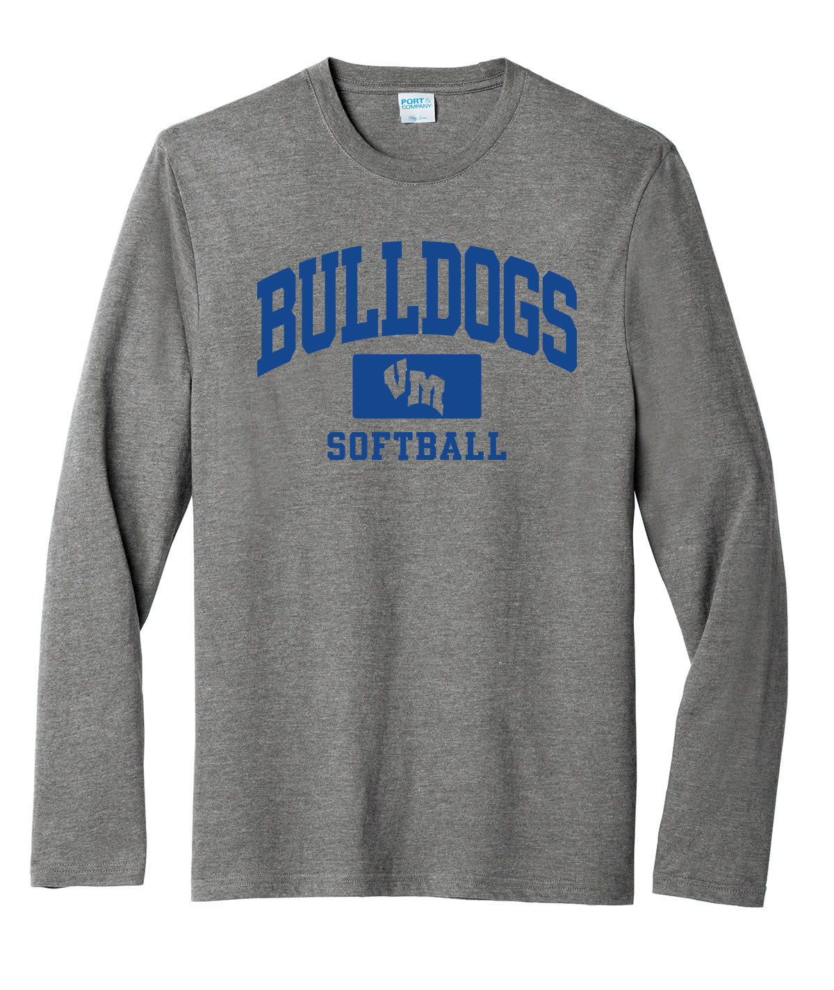 Bulldogs Softball Long-Sleeve Soft-Style Tee