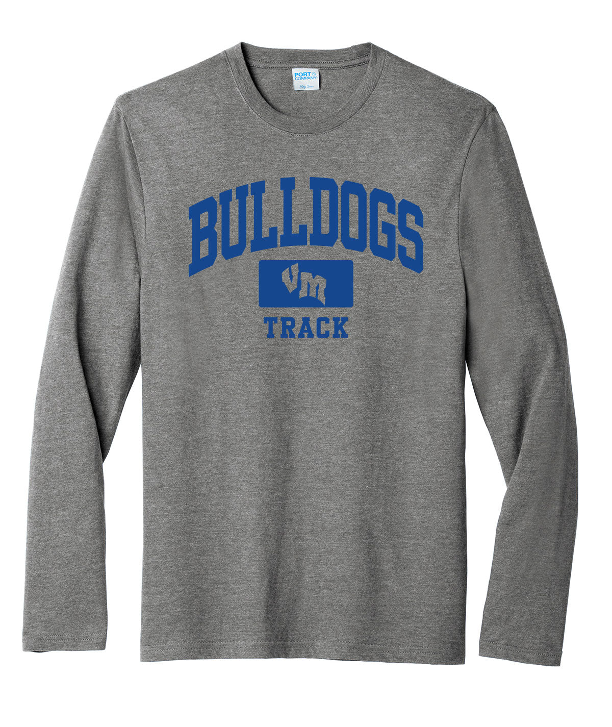 Bulldogs Track Long-Sleeve Soft-Style Tee