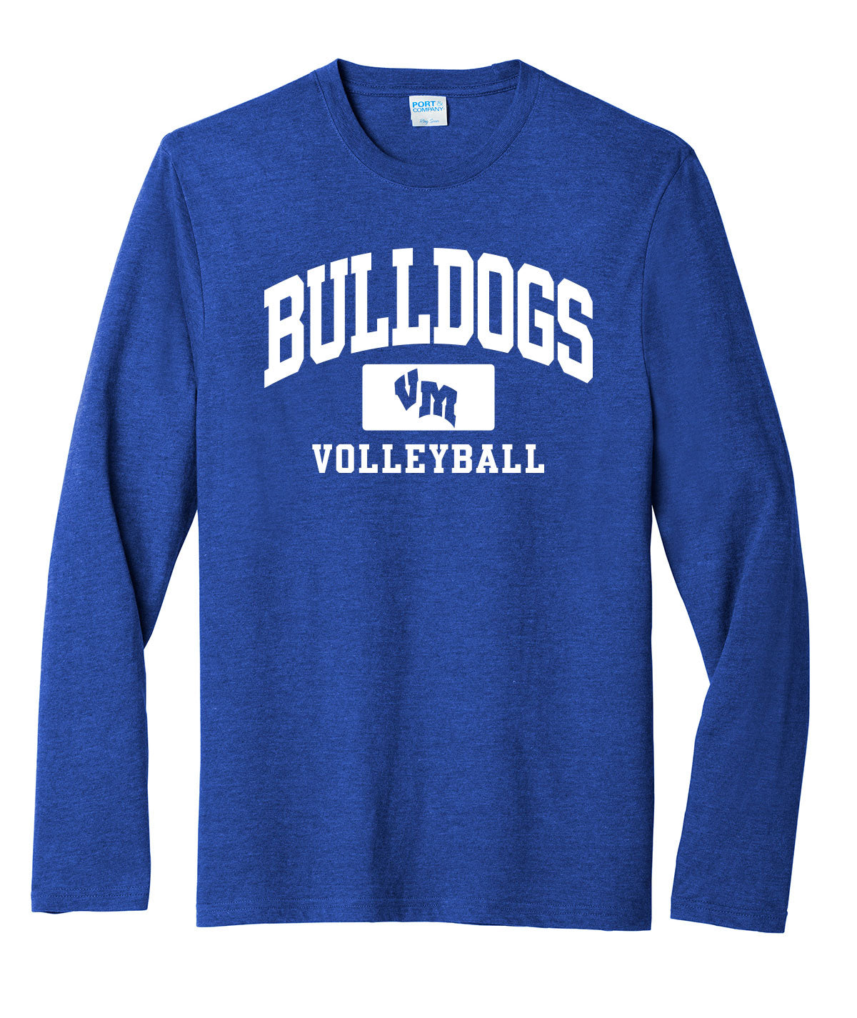 Bulldogs Volleyball Long-Sleeve Soft-Style Tee