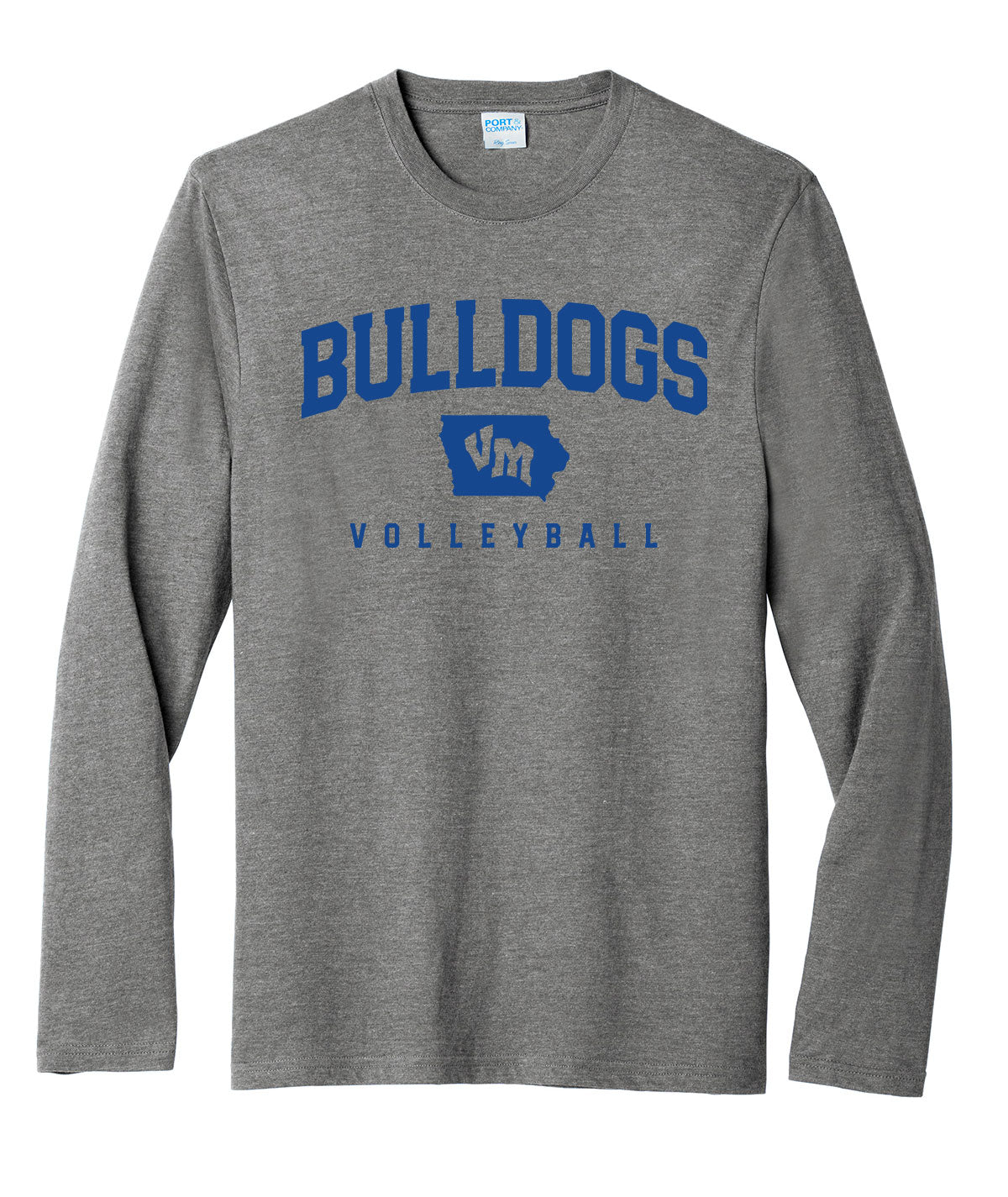 Bulldogs Volleyball Long-Sleeve Soft-Style Tee