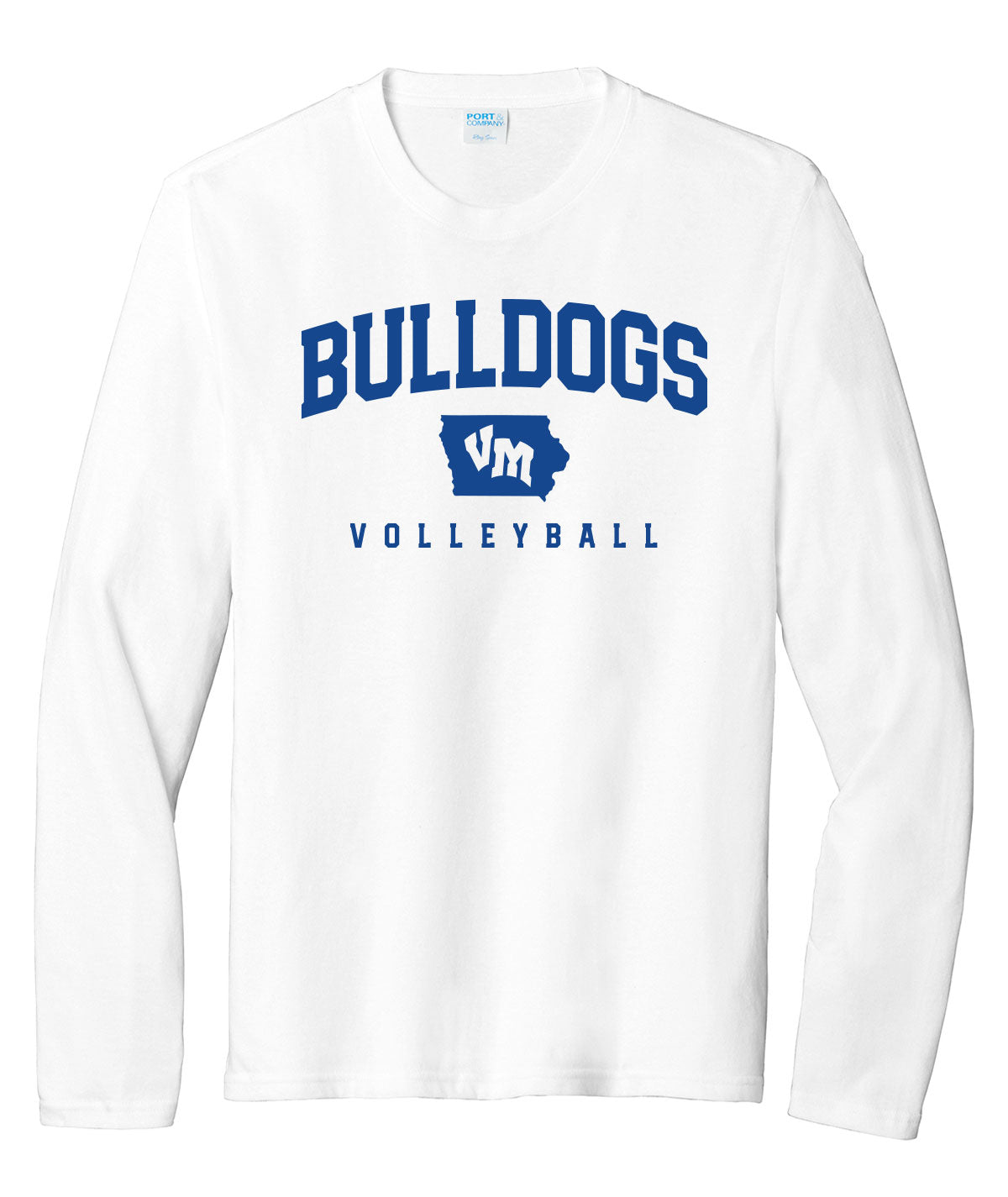Bulldogs Volleyball Long-Sleeve Soft-Style Tee