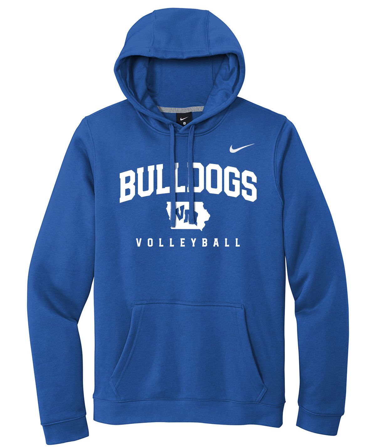 Bulldogs Volleyball Nike Fleece Hoodie