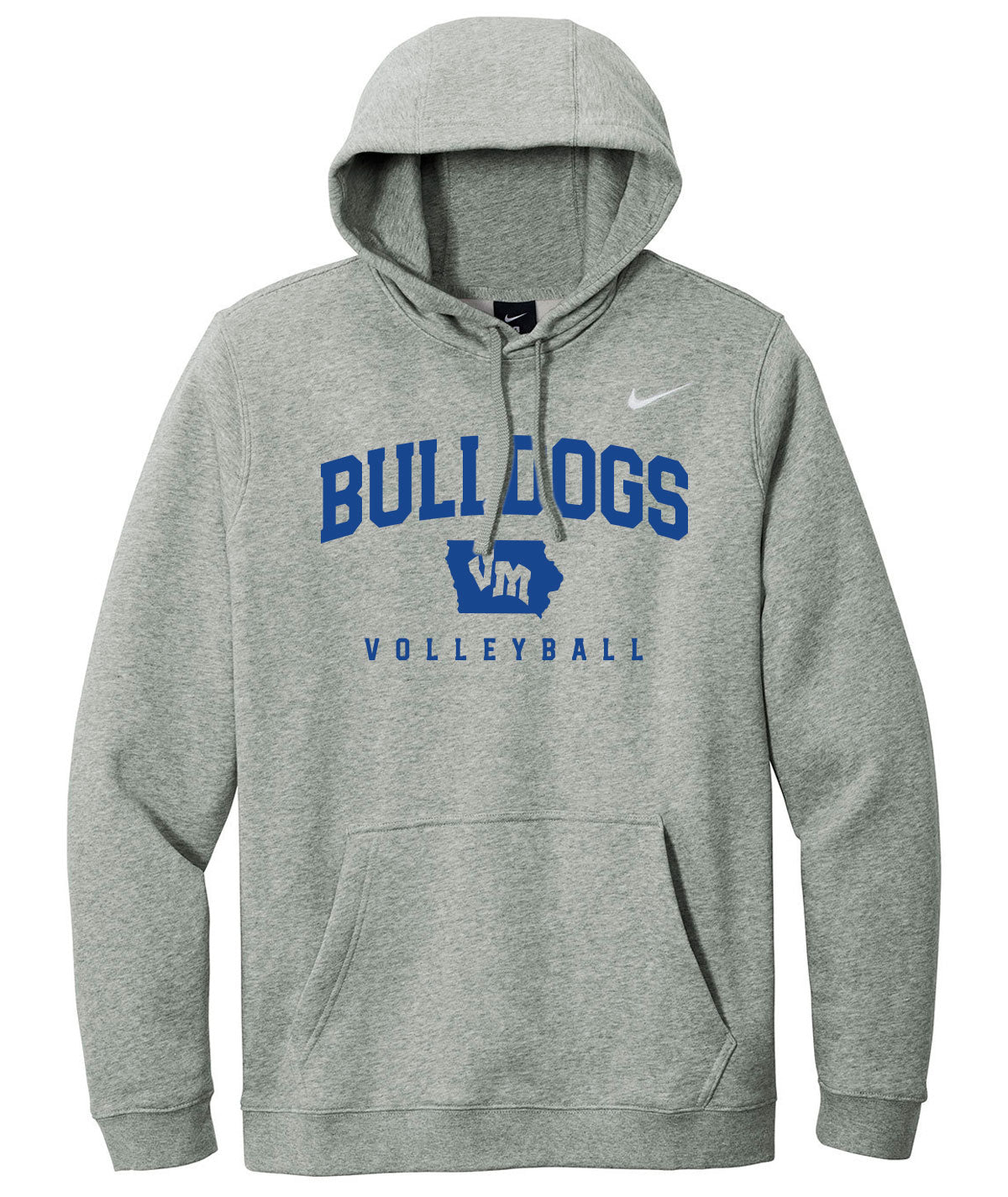 Bulldogs Volleyball Nike Fleece Hoodie