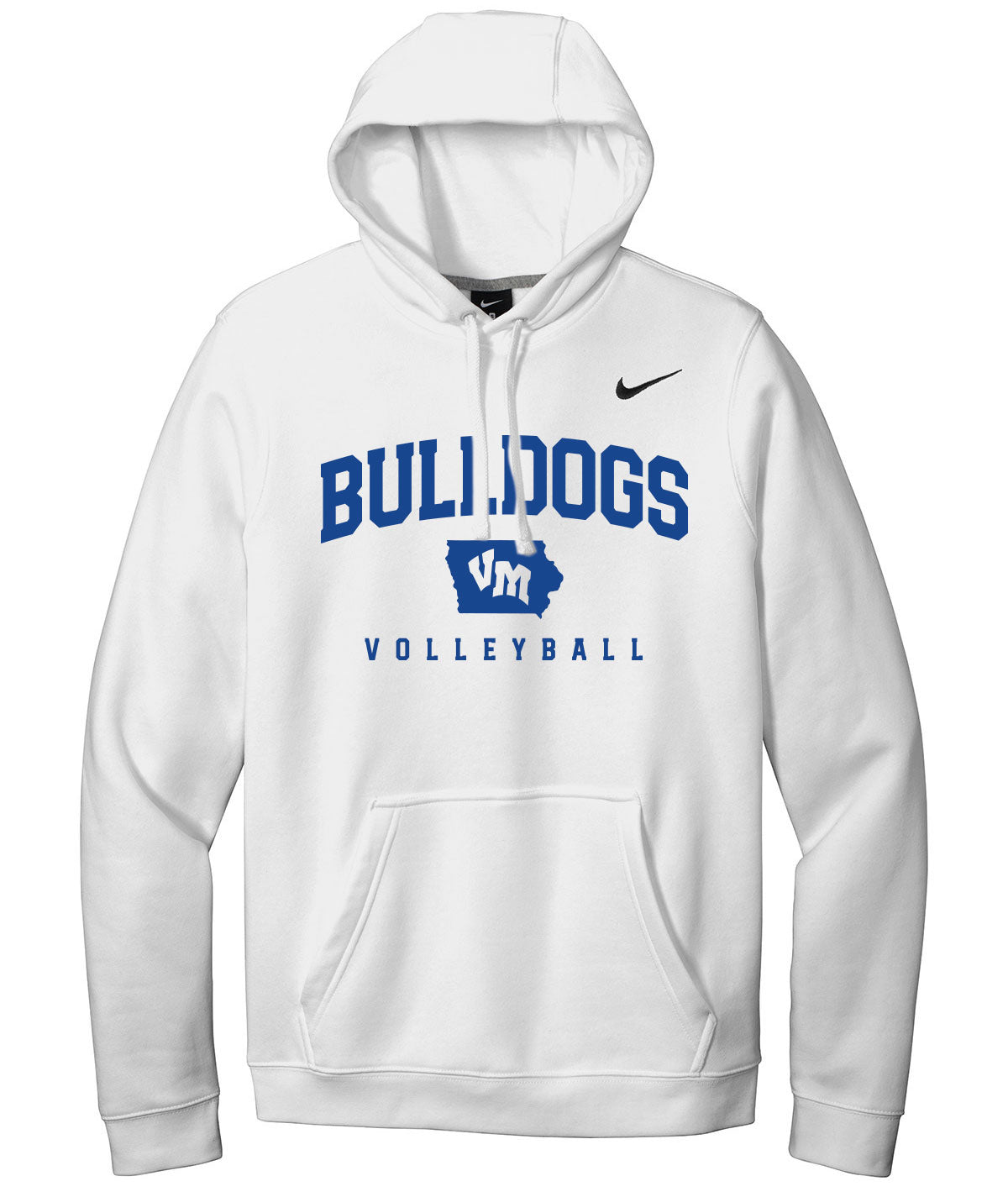Bulldogs Volleyball Nike Fleece Hoodie