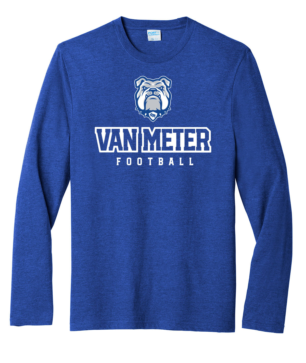 Van Meter Football Long-Sleeve Soft-Style Tee