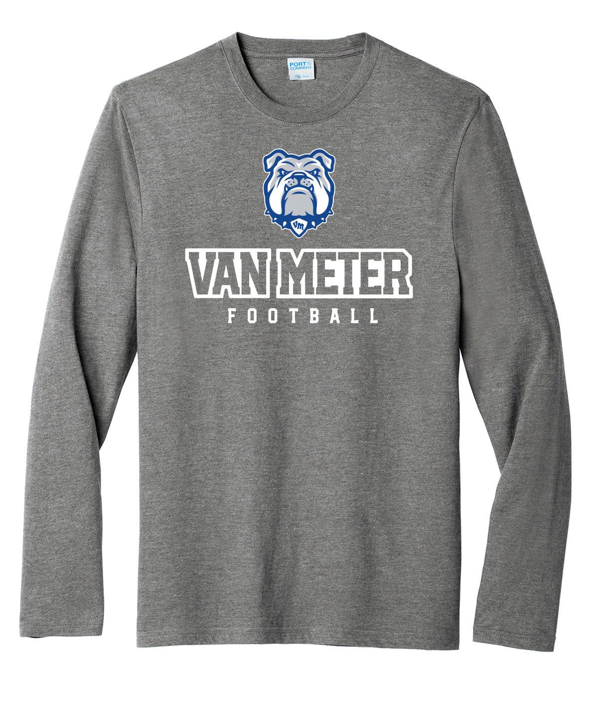 Van Meter Football Long-Sleeve Soft-Style Tee