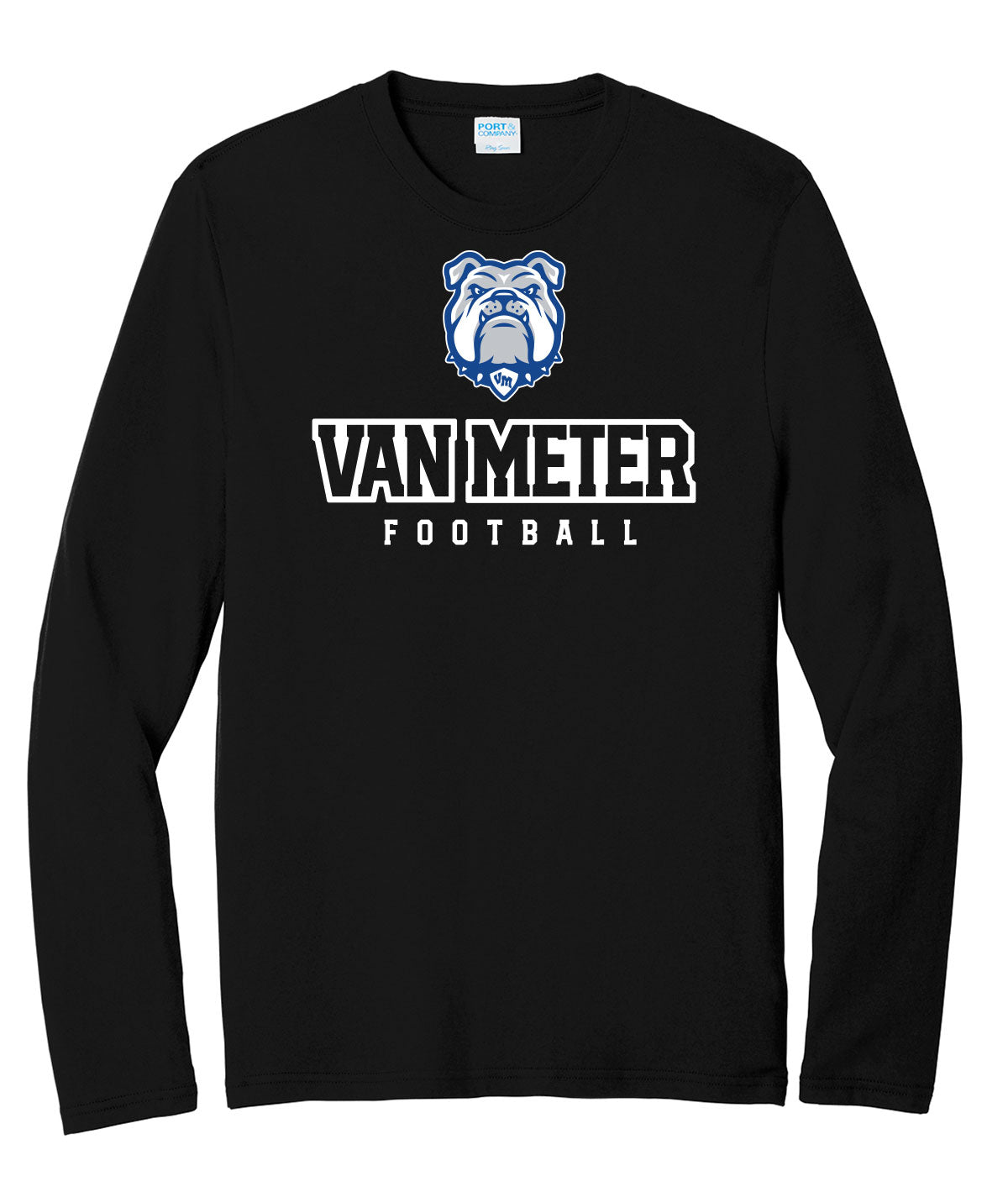Van Meter Football Long-Sleeve Soft-Style Tee