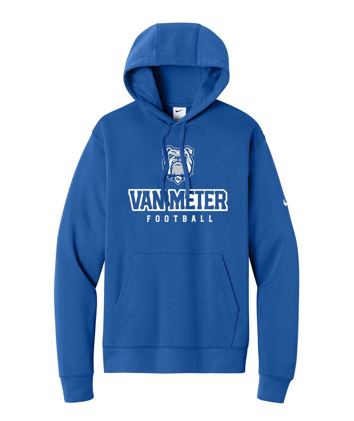 Van Meter Football Nike Fleece Hoodie
