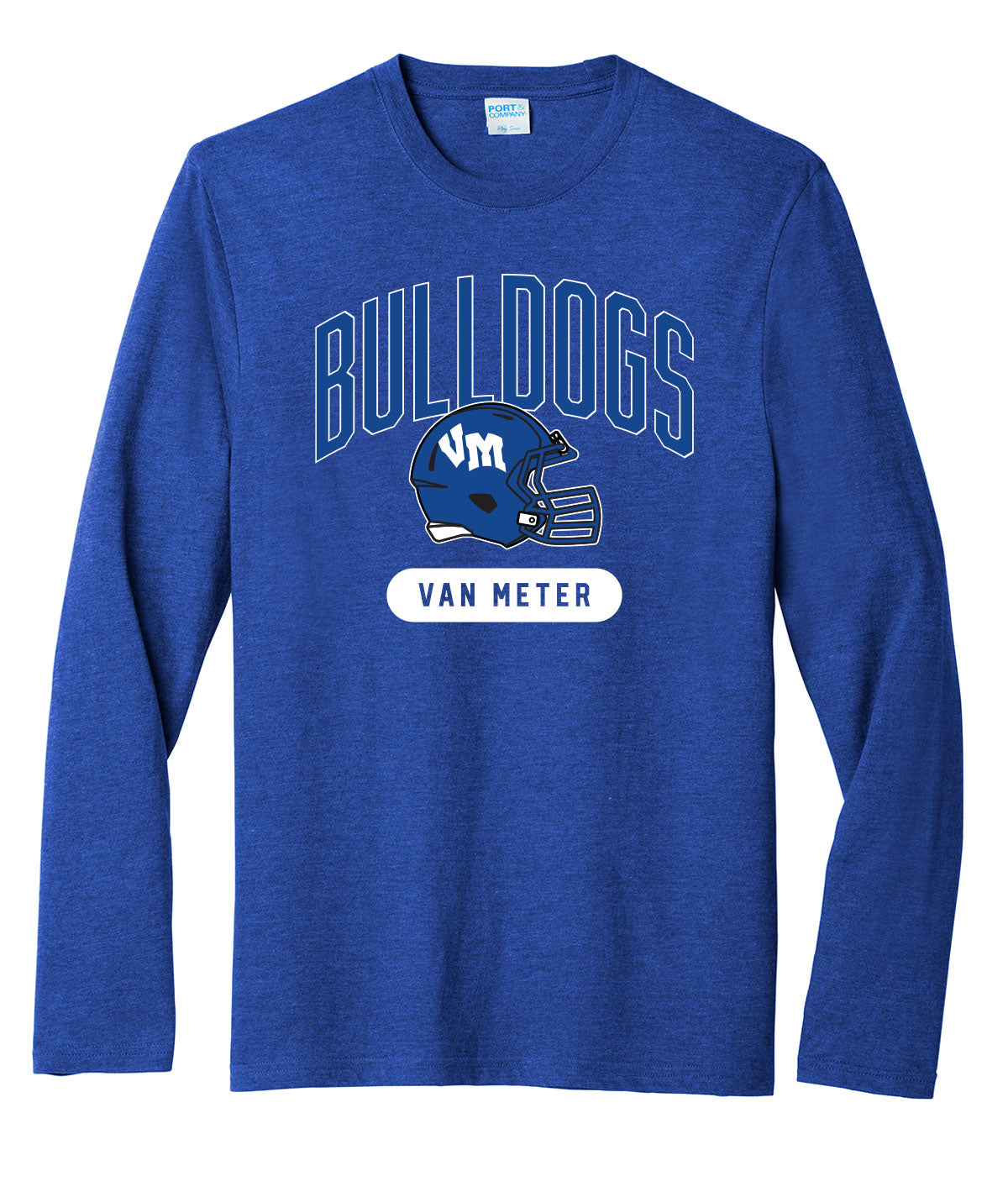 Bulldogs Football Long-Sleeve Soft-Style Tee
