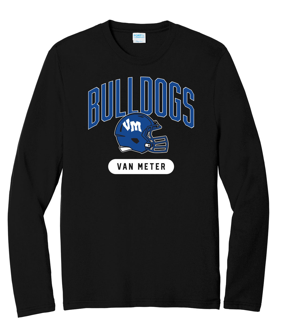 Bulldogs Football Long-Sleeve Soft-Style Tee