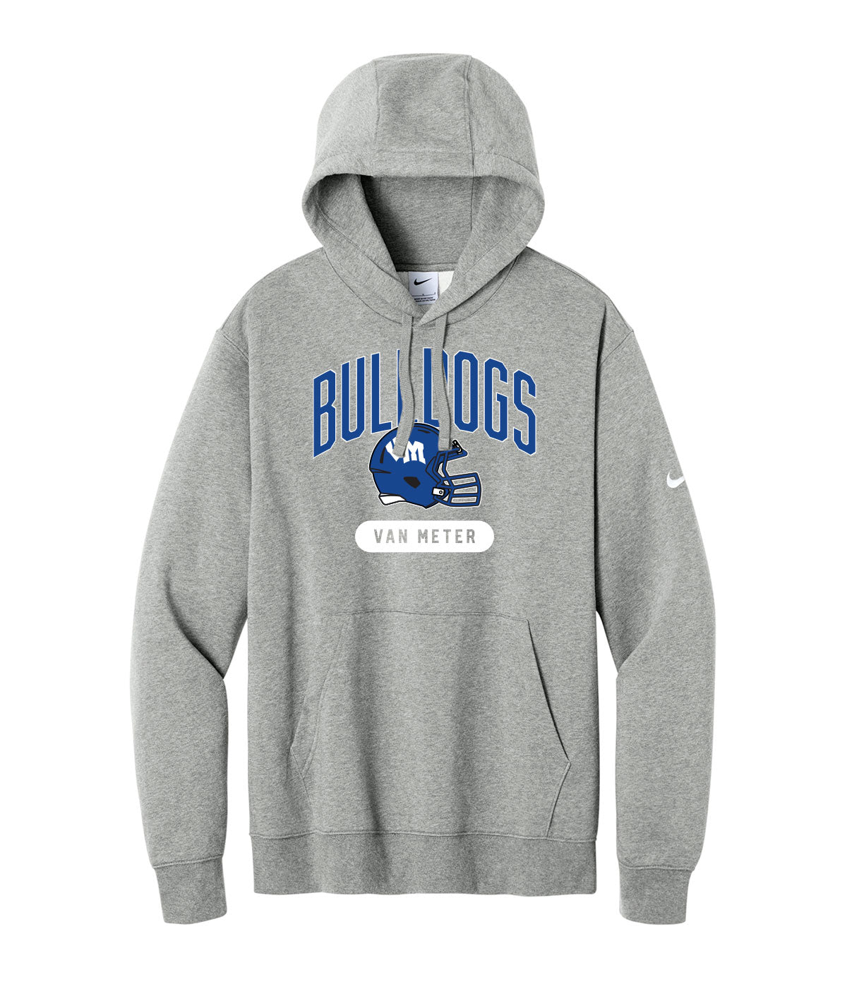 Bulldogs Football Nike Fleece Hoodie
